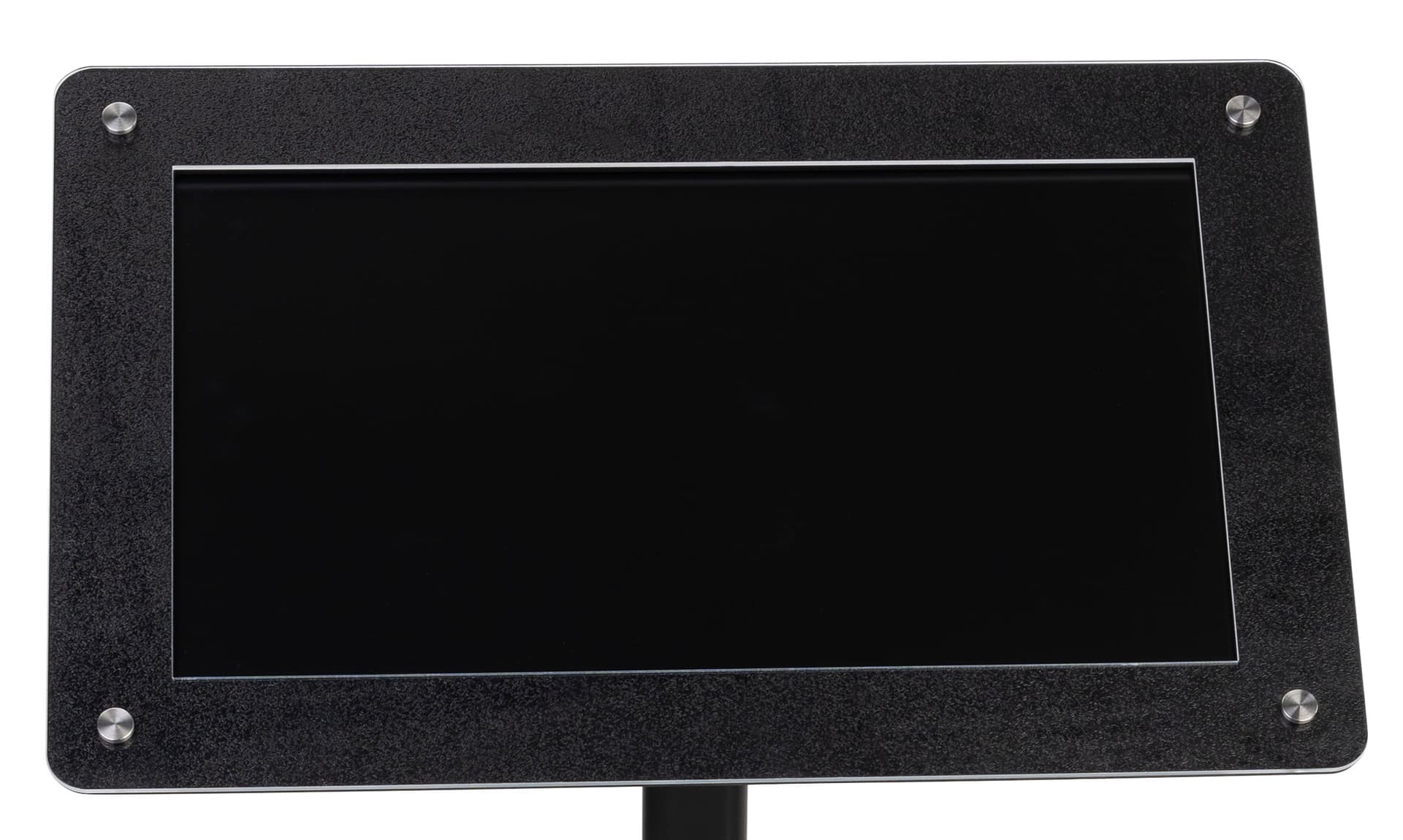 Customized digital display sign, also includes black textured frame 