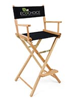 Custom directors chair with eco-friendly material 