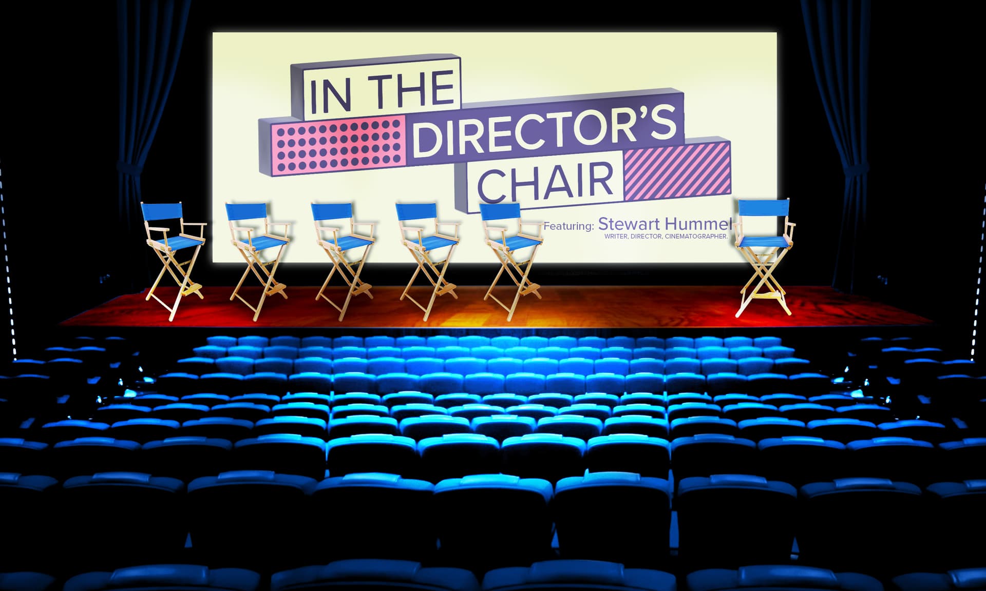 Folding directors chair with eco-friendly materials 