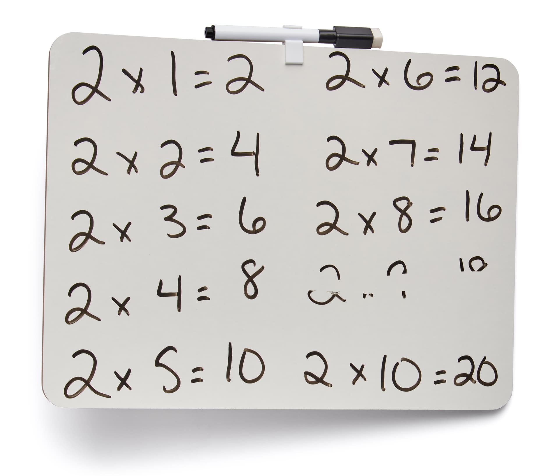 Dry erase lapboard class pack with write-on surface