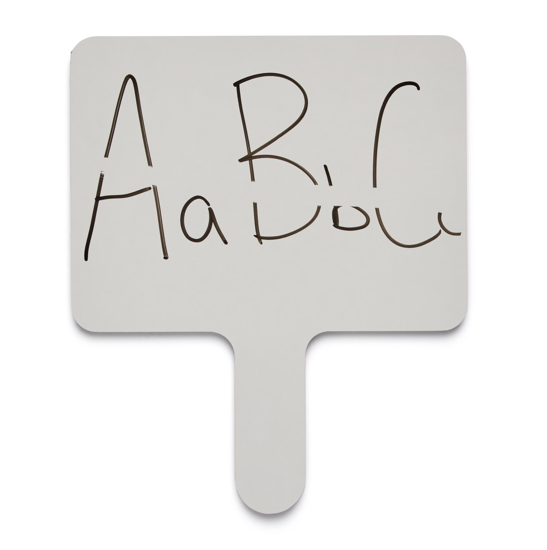 Write on response paddles easily wipe clean