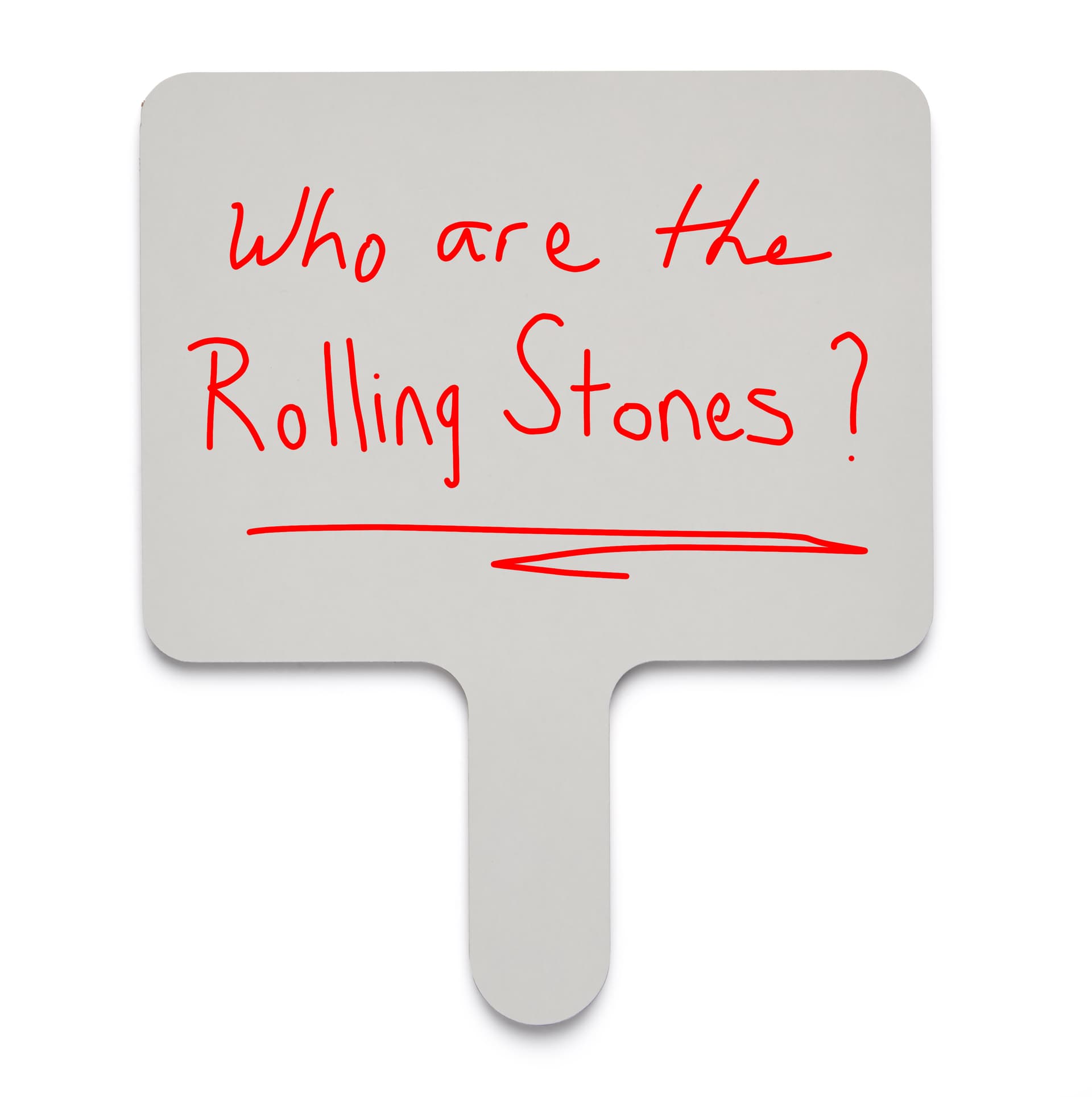 Write on response paddles with easily cleanable surface