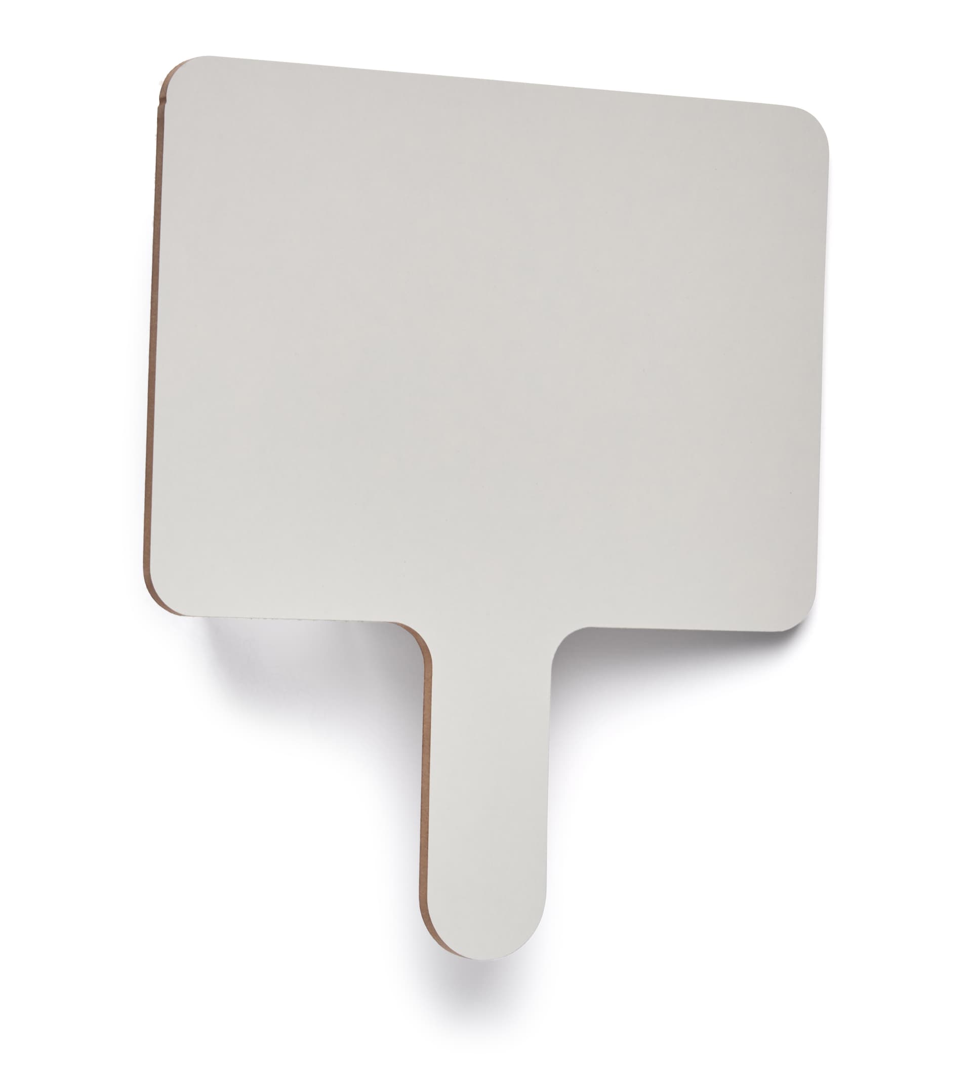 Write on response paddles with rounded corners