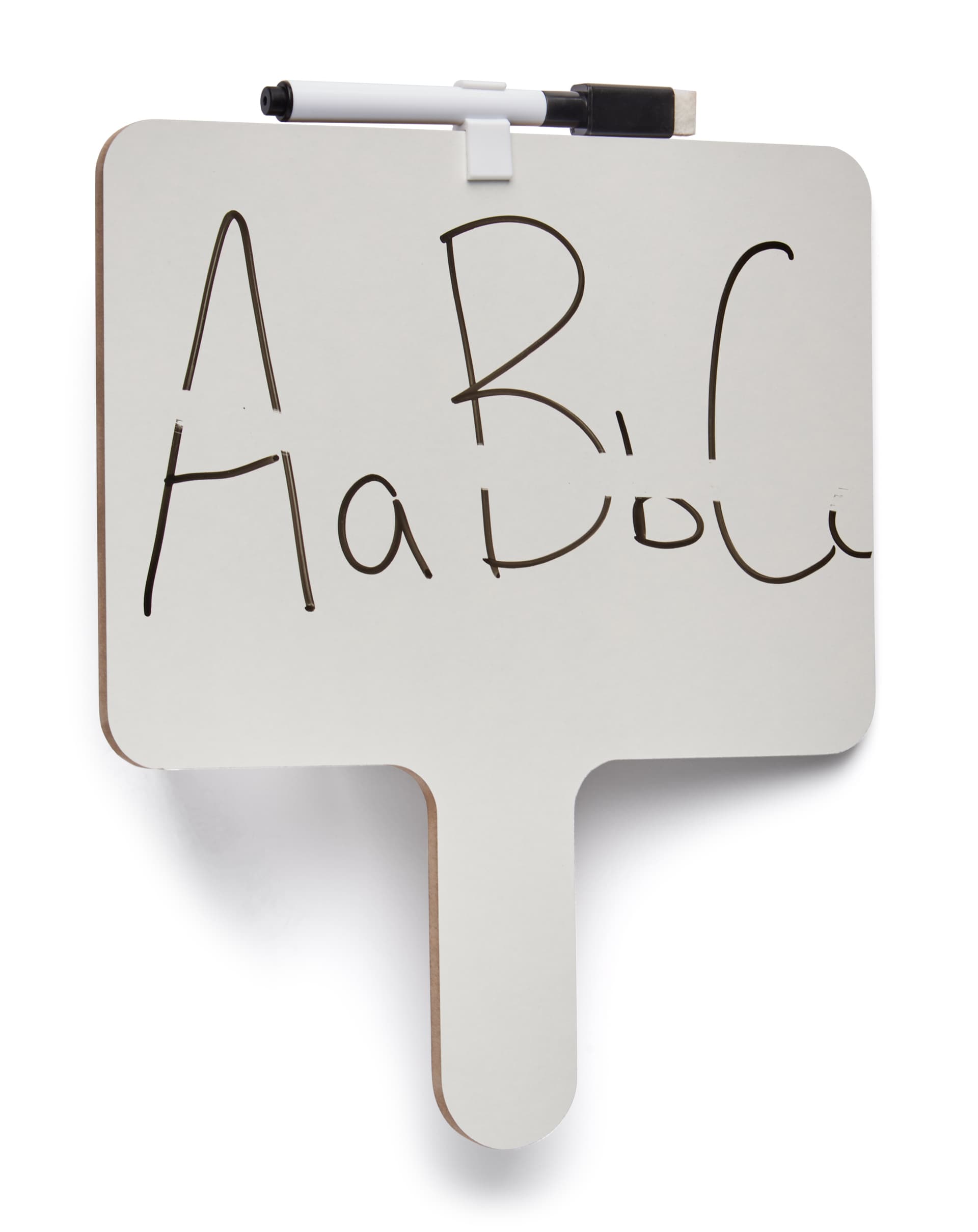 Dry erase answer paddle kit with markers and clips