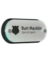 Oval Layered Sign Standoffs with Backplate 