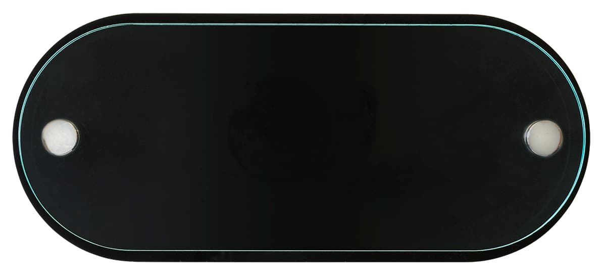 Black Layered Sign Standoffs with Backplate 
