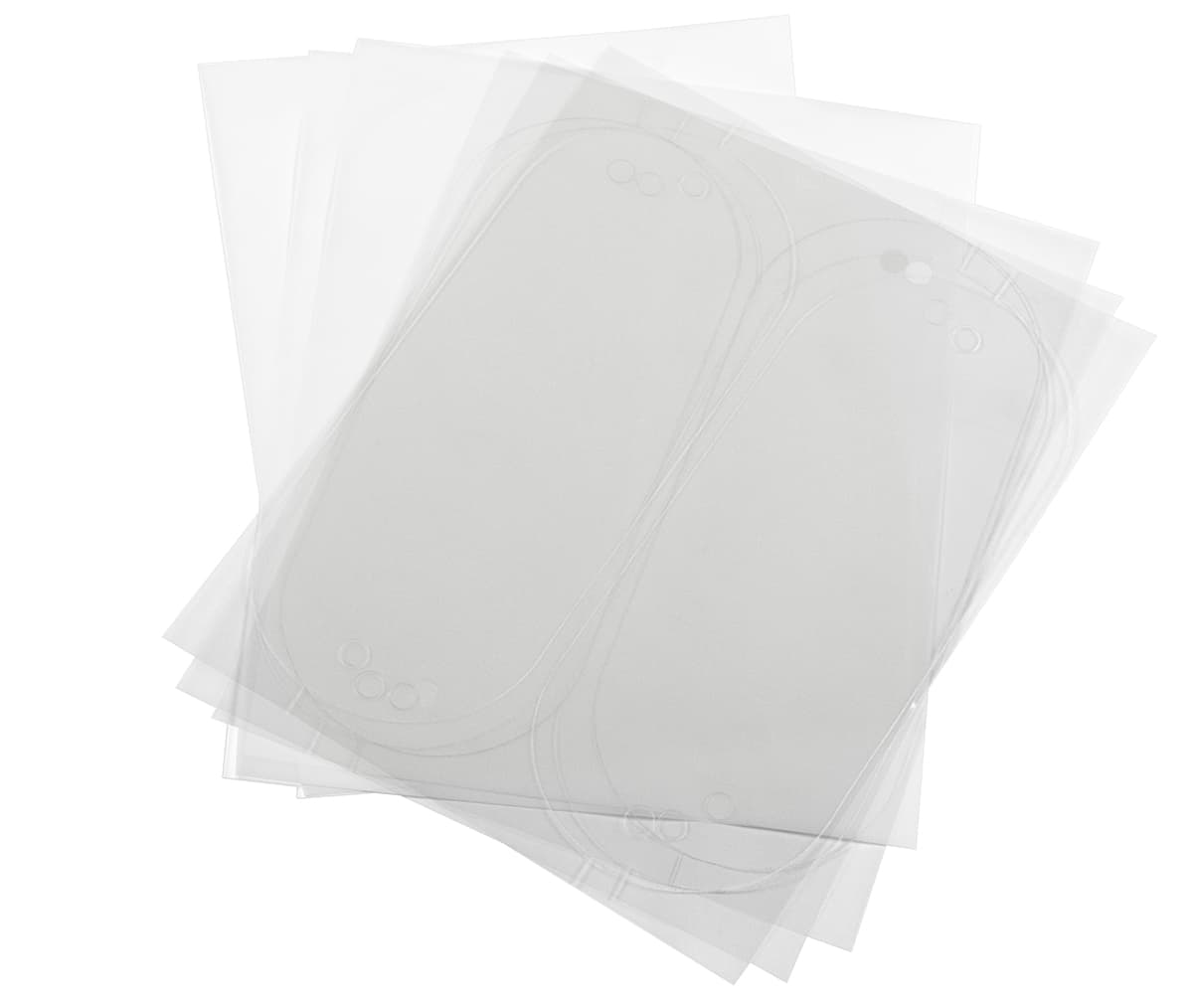 Layered Sign Standoffs with Backplate and Six Printable Film Sheets