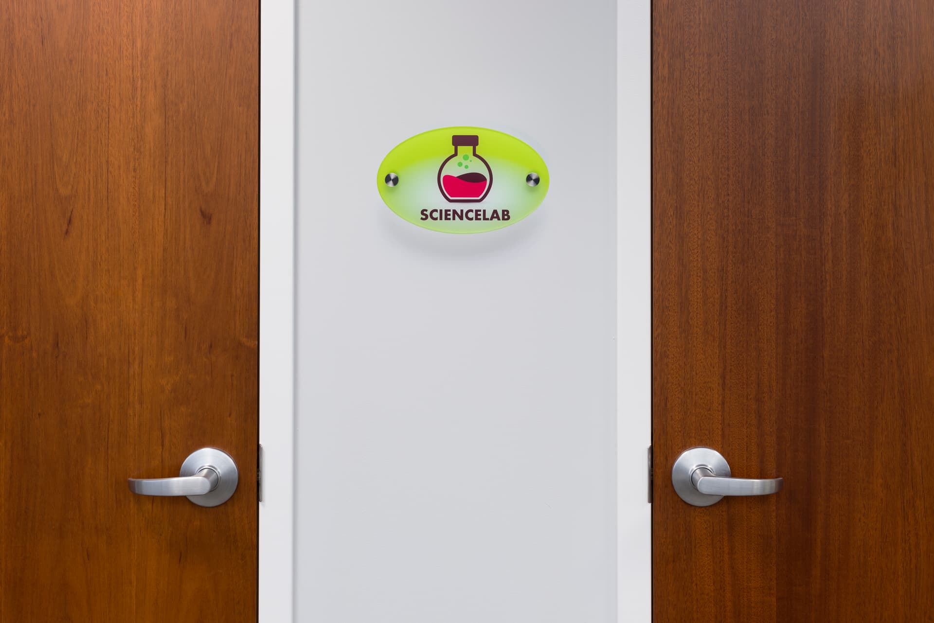 Durable Custom Oval Office Sign with Standoffs