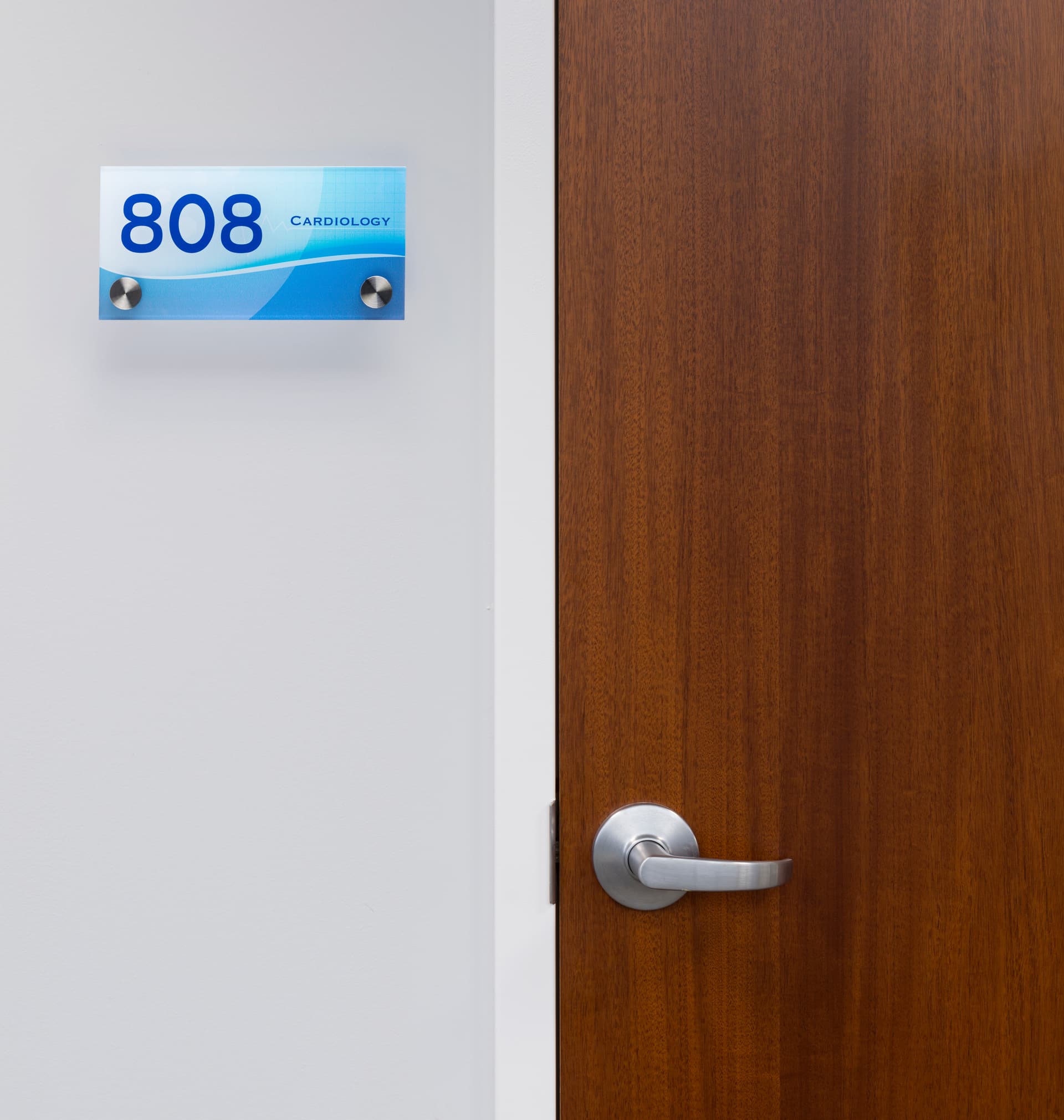 Wall Mounted Custom 6 x 3 Acrylic Office Sign