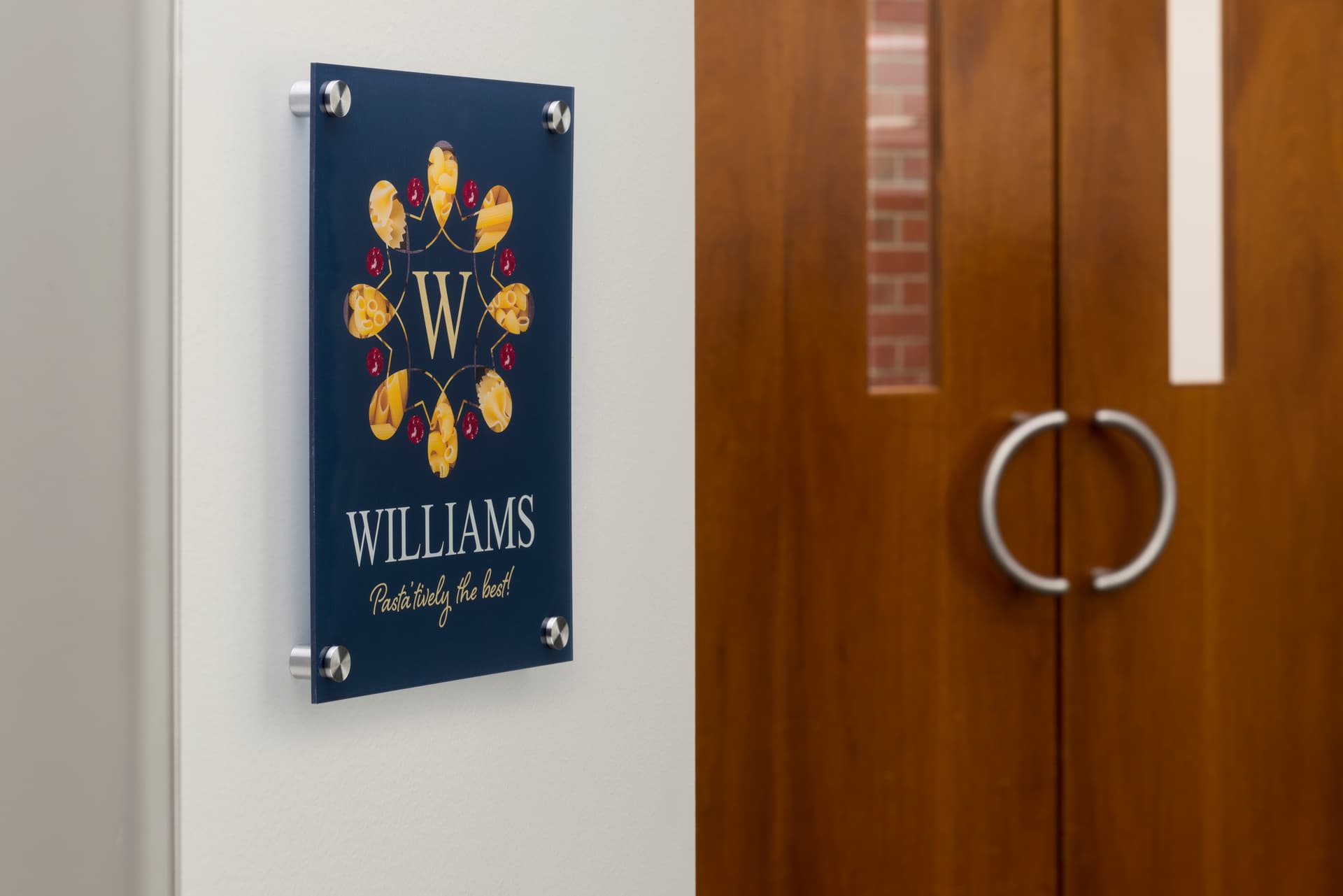 Wall Mountable Custom Acrylic Standoff Sign