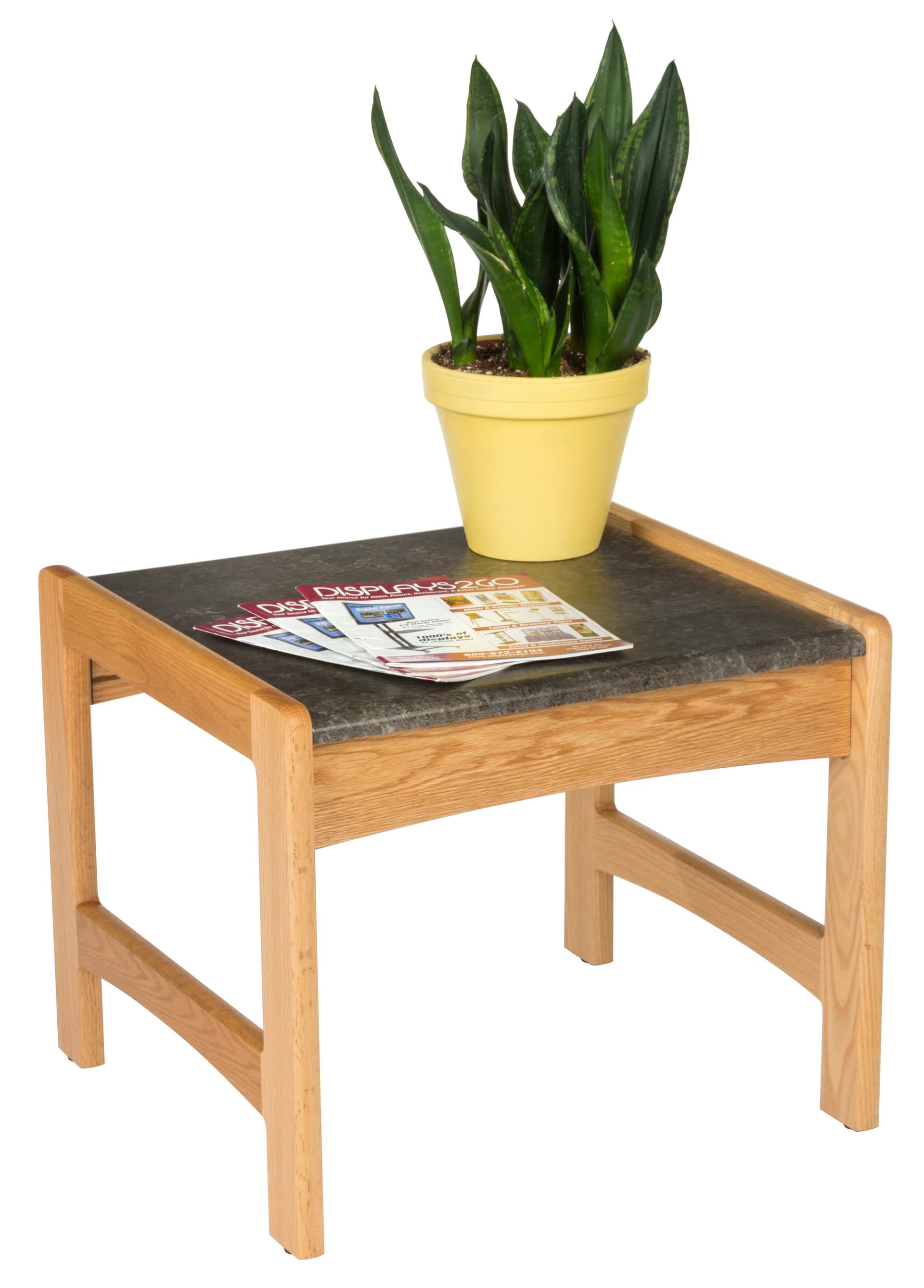 Light Oak Office End Table, Weighs 22 lbs