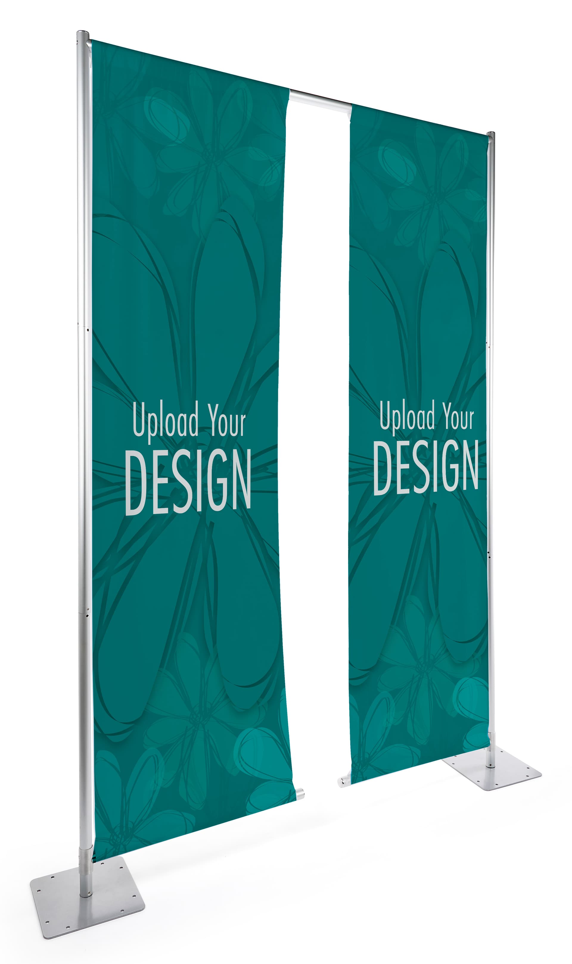 Custom outdoor banner stand with double sided printing
