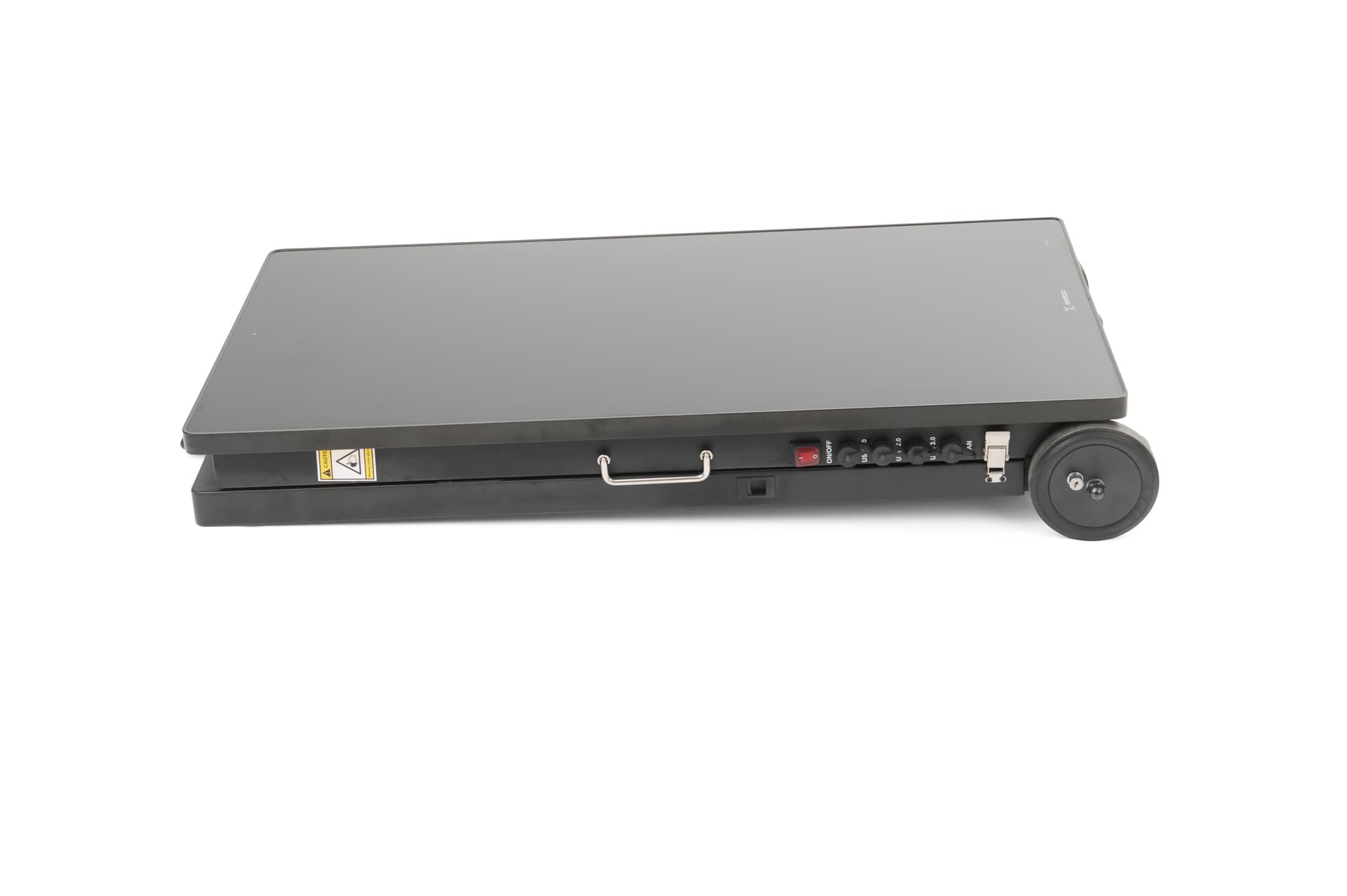 Outdoor digital display folds flat for storing