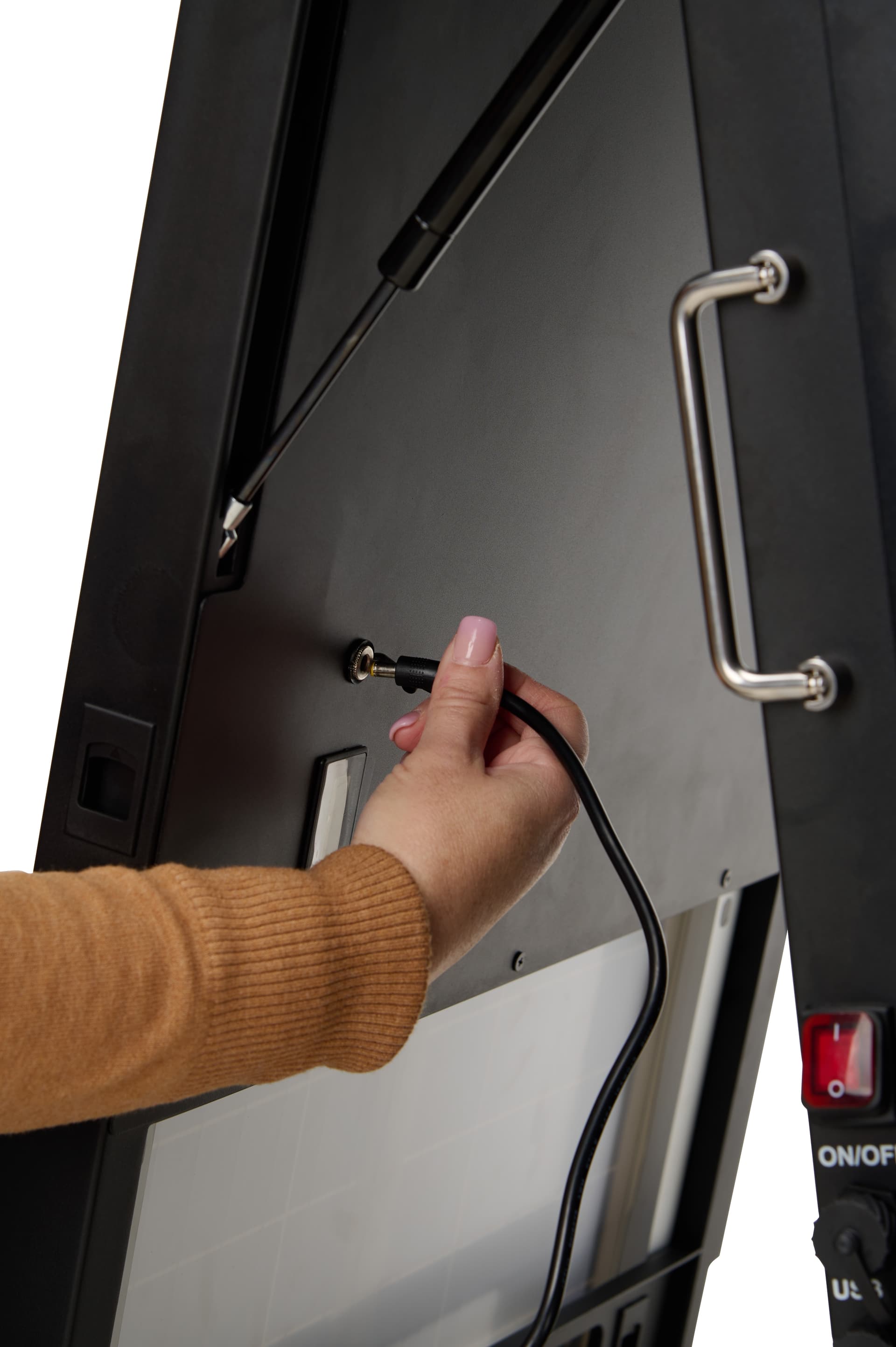 Outdoor digital display with Wi-Fi and Bluetooth connectivity