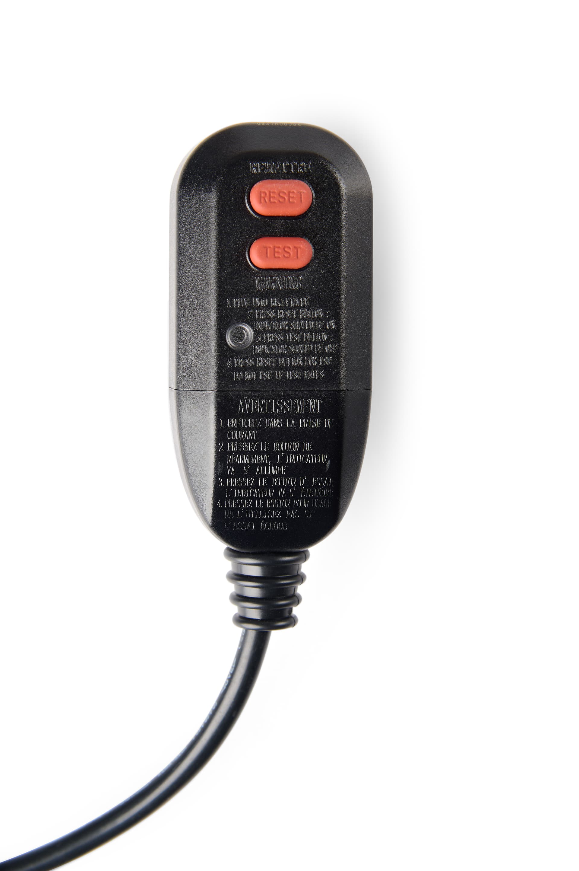 Outdoor LCD display with GFCI interrupter switch to prevent ground faults