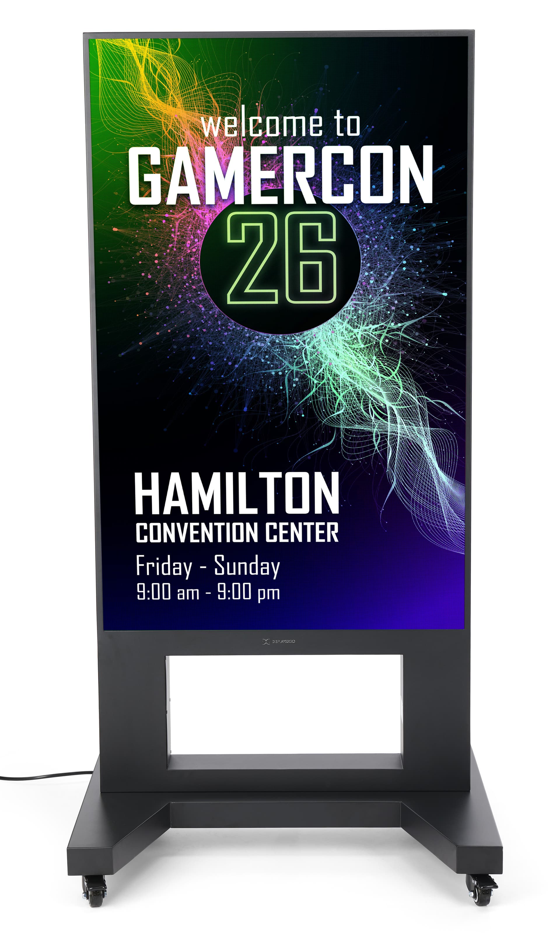 Outdoor LED Poster w/ 850W Power Consumption 