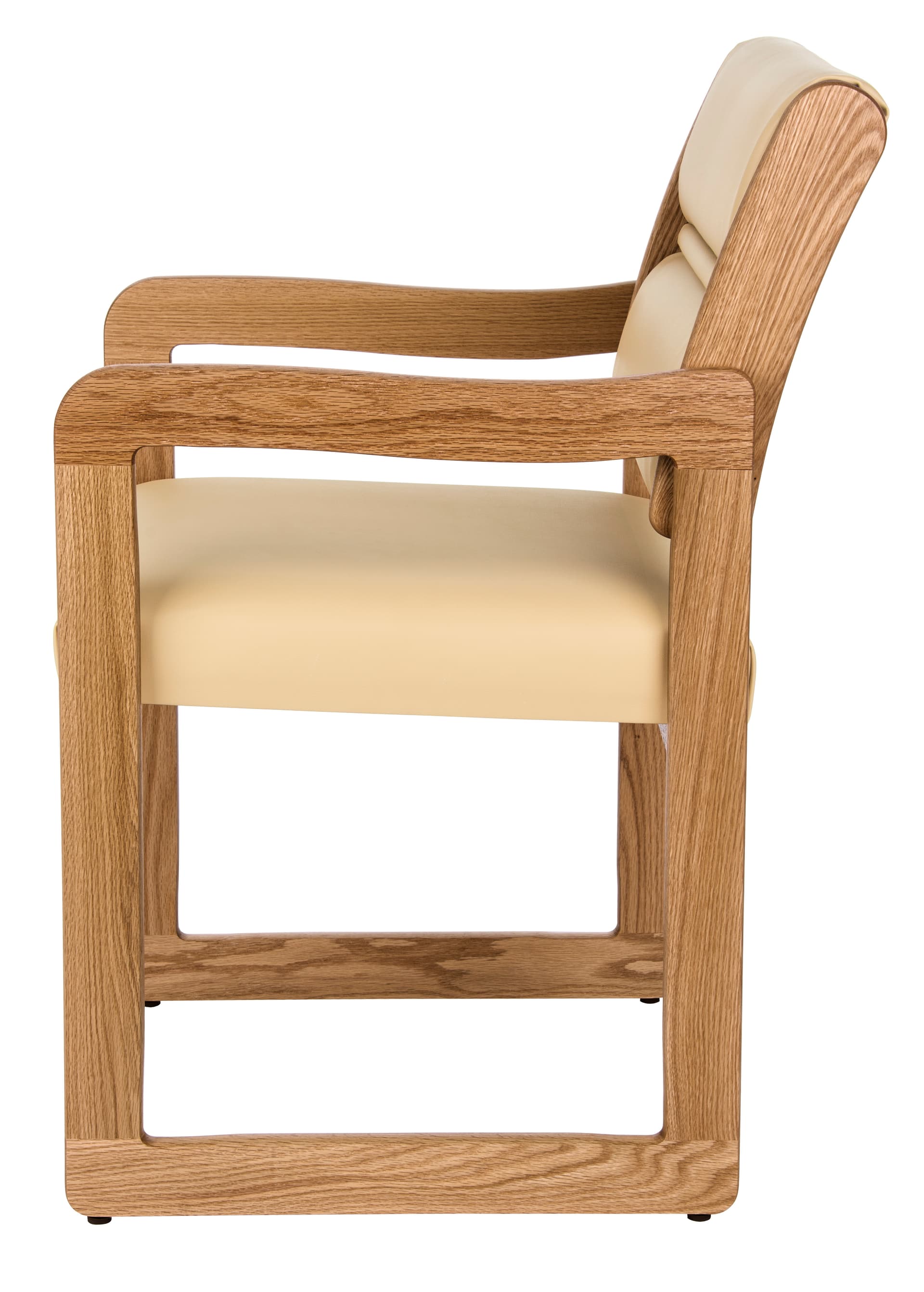 Cream Reception Room Chair, 23.25" Overall Depth