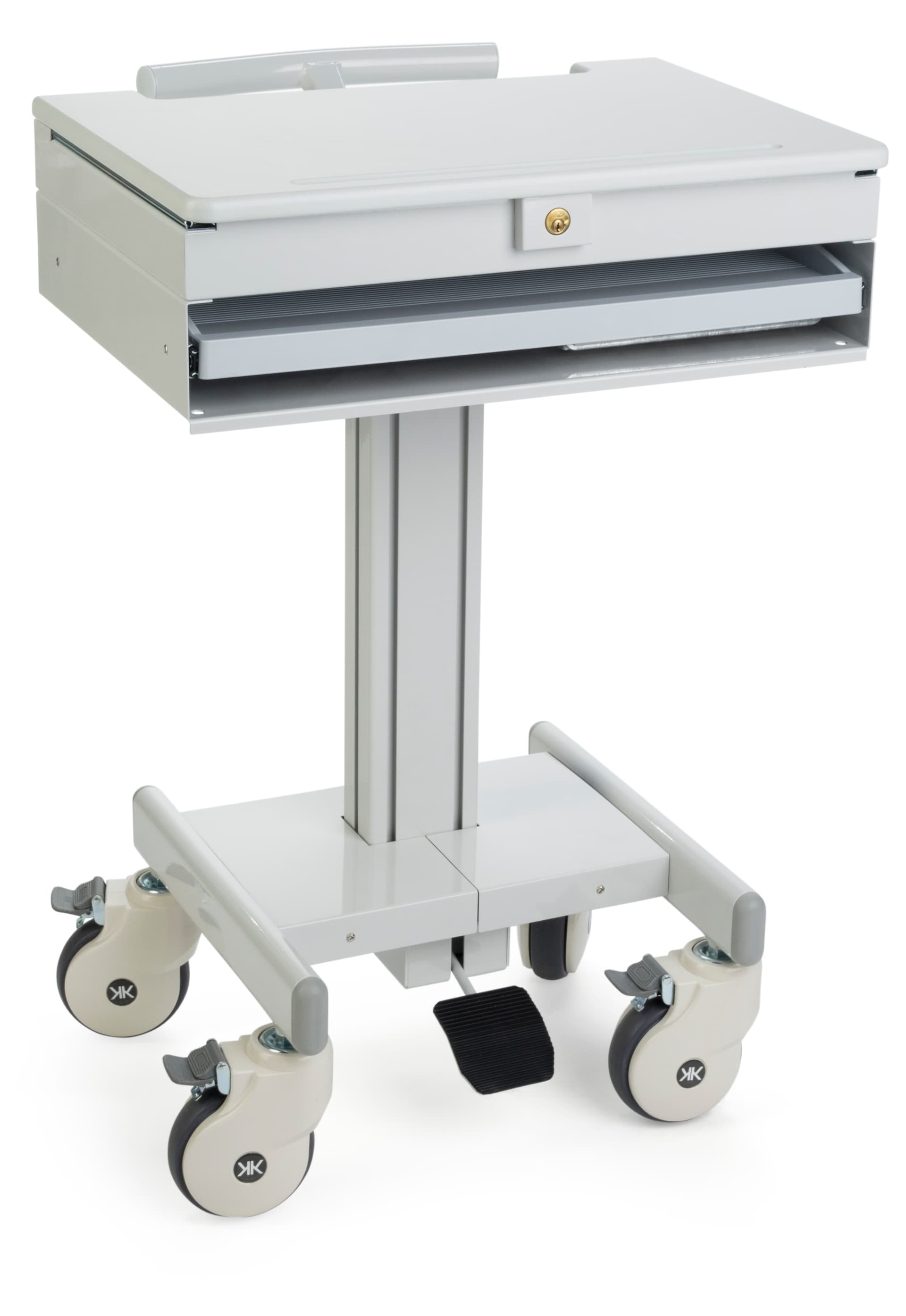 Locking Medical Laptop Cart