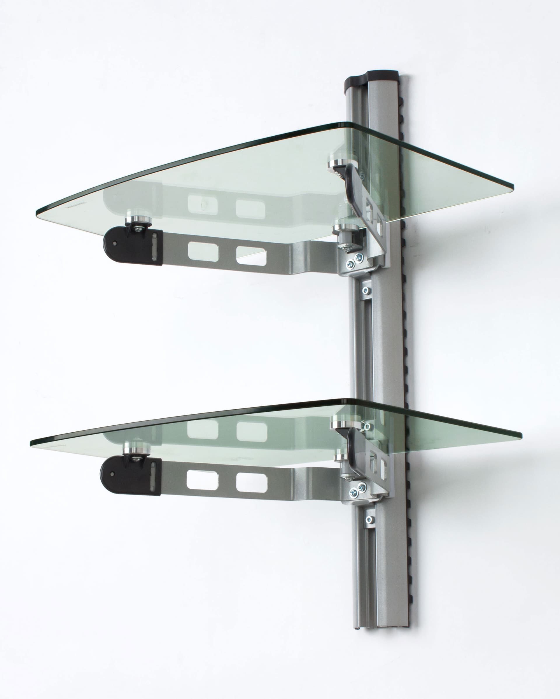 wall mount glass shelves