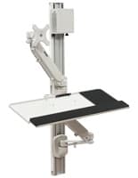 Wall Mounted Computer Workstation For Doctor's Offices