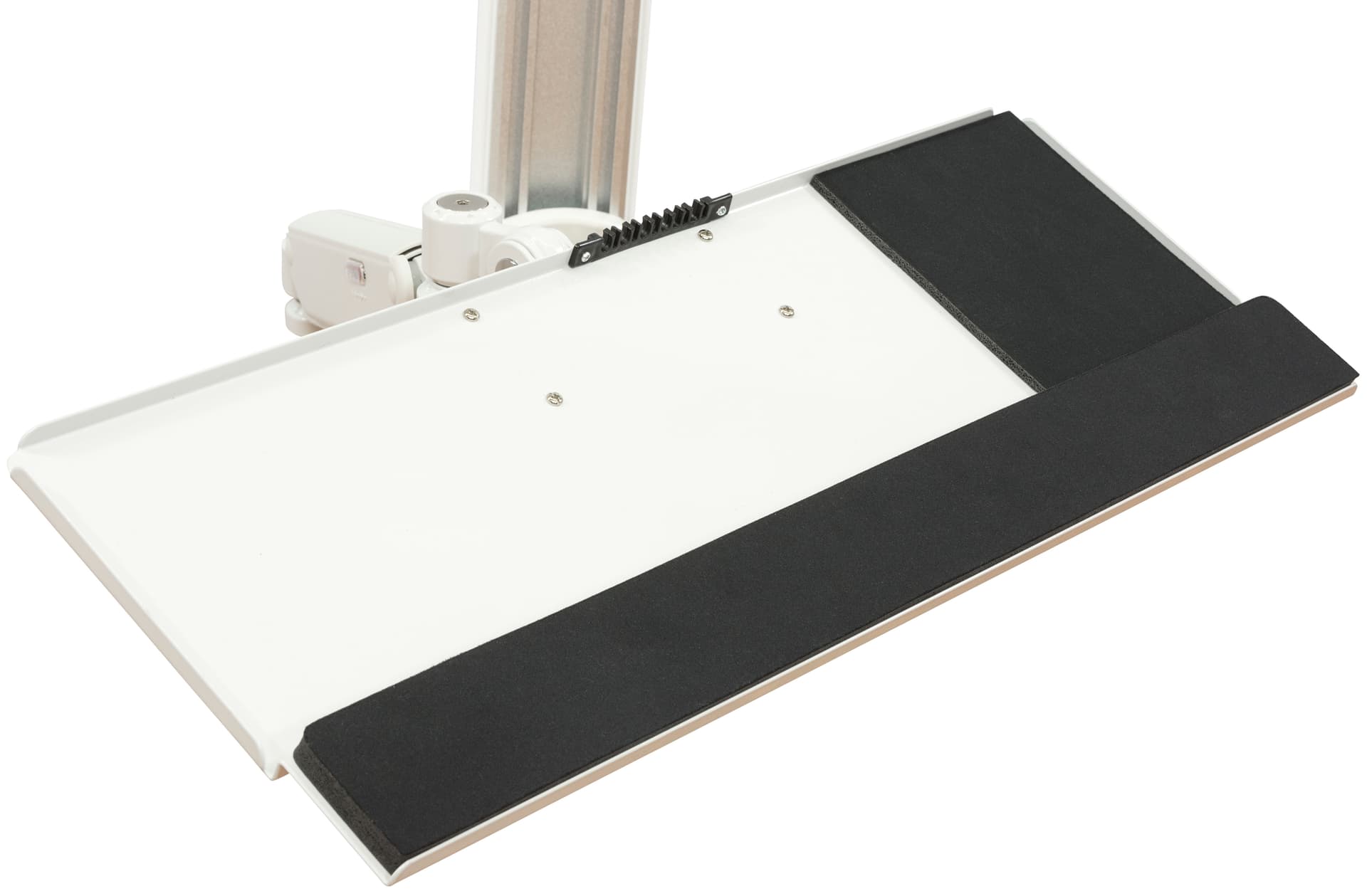 Wall Mounted Computer Workstation With Wrist Rest