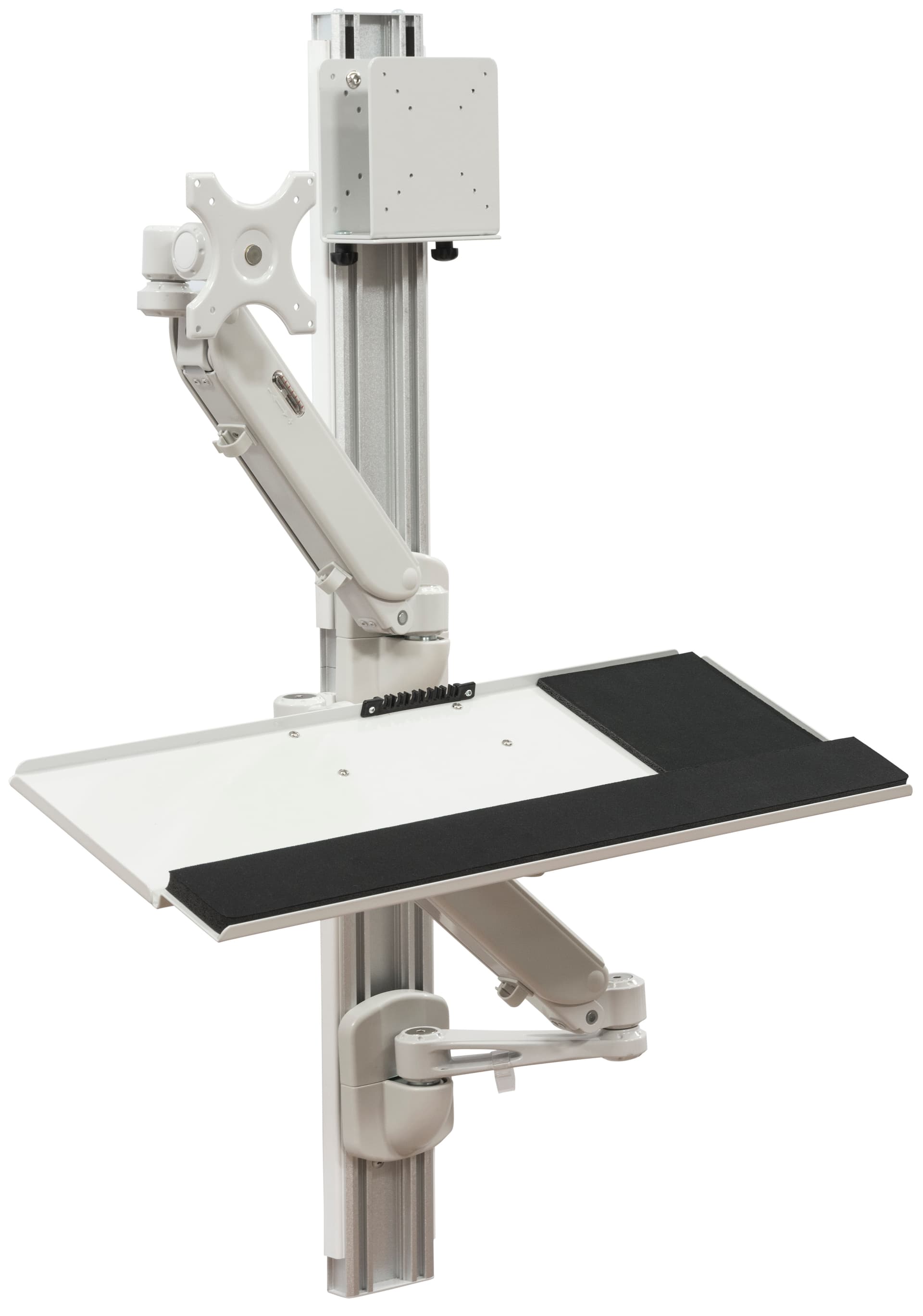 Articulating Wall Mounted Computer Workstation