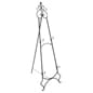 Floor Easel with Decorative Details, 2 Sets of Height Adjustable Pegs – Black