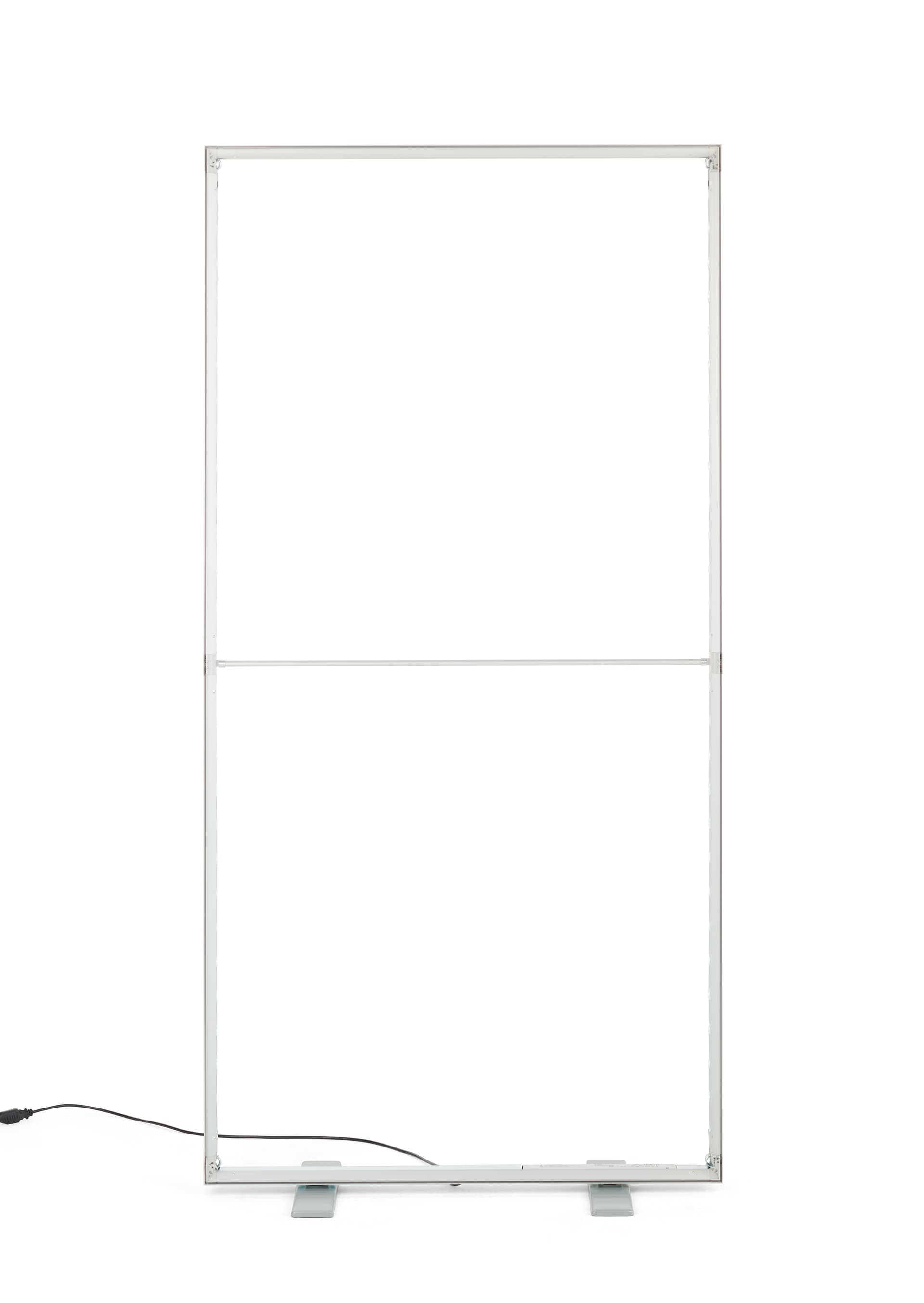 SEG pop-up display  with stabilizing feet
