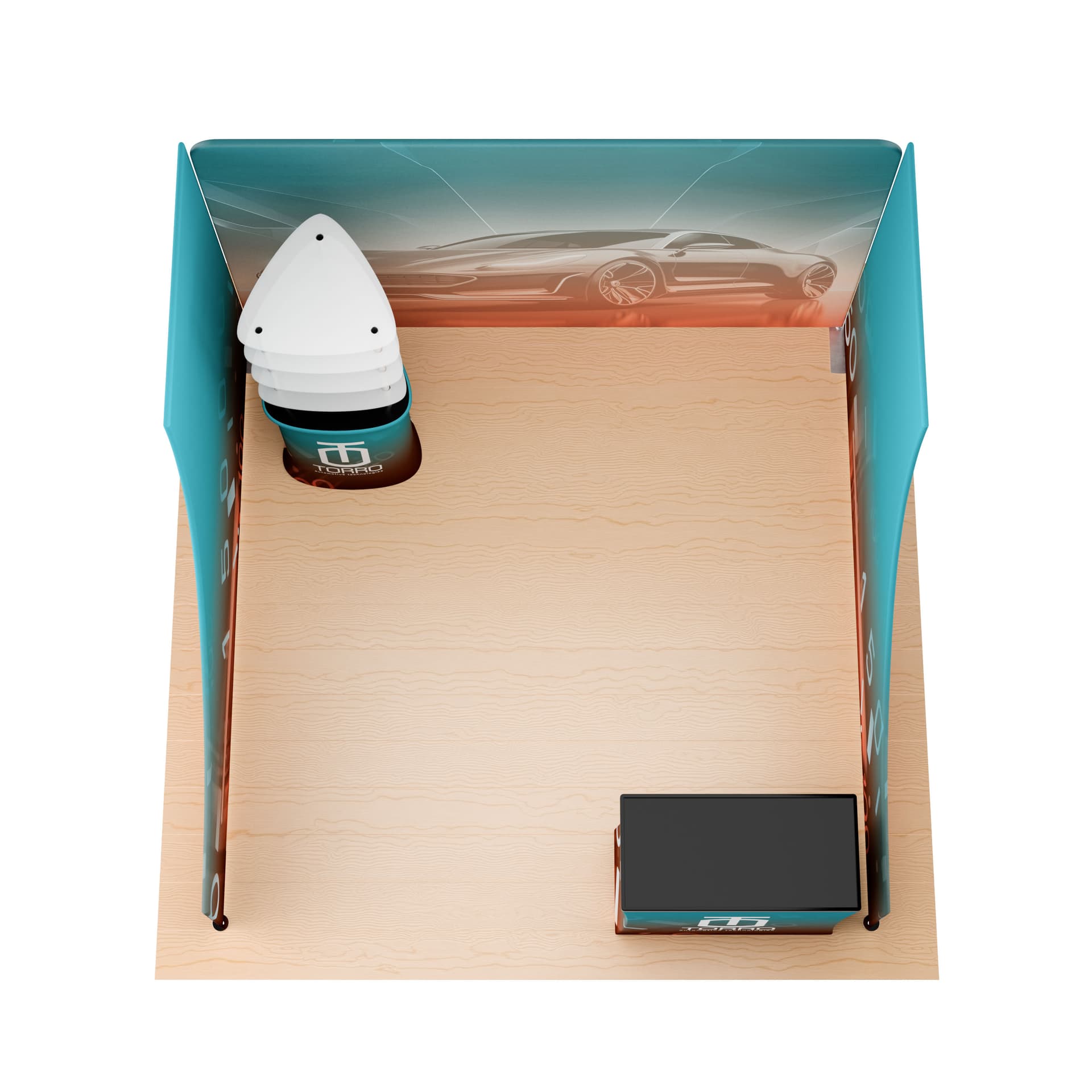 modular all-in-one trade show display kit 