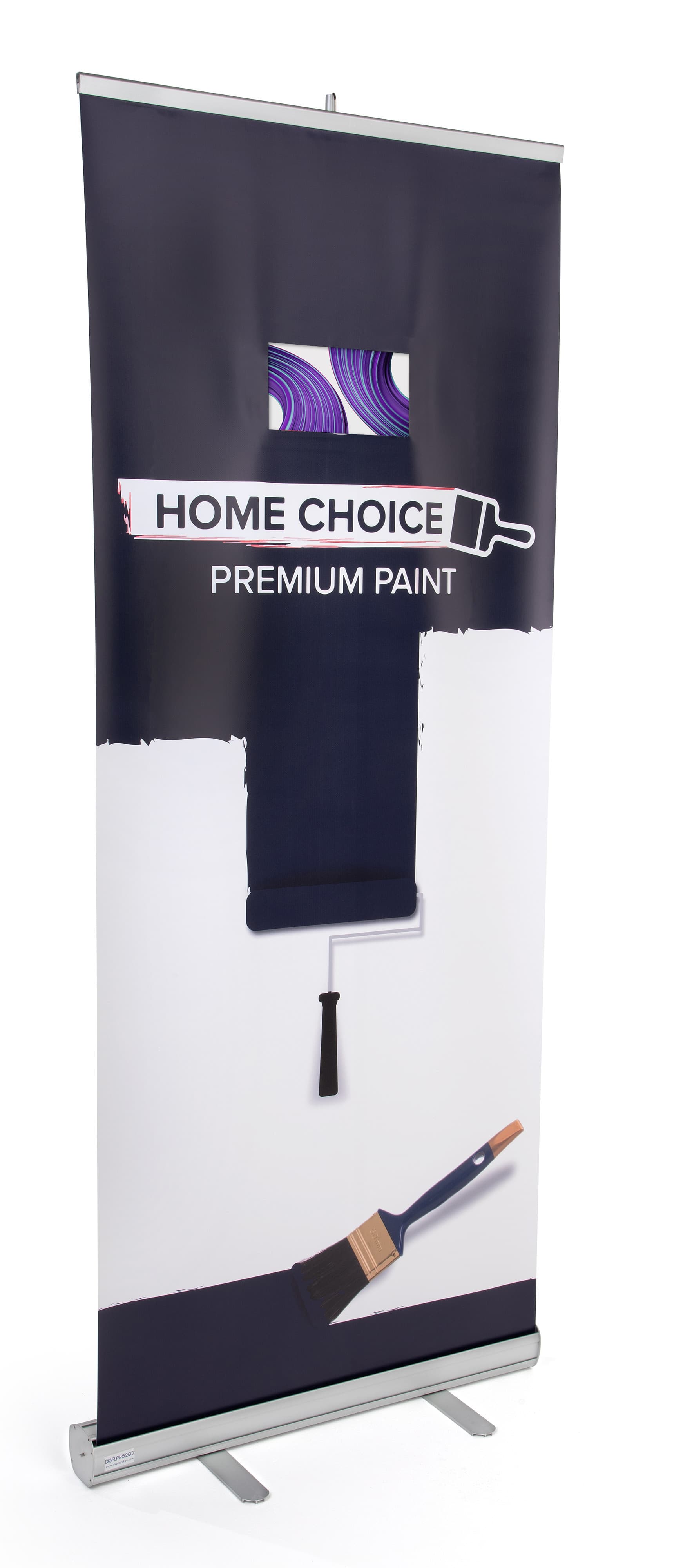 Pull Up Digital Banner Screen | 33” x 78” Custom Printed Graphic ...
