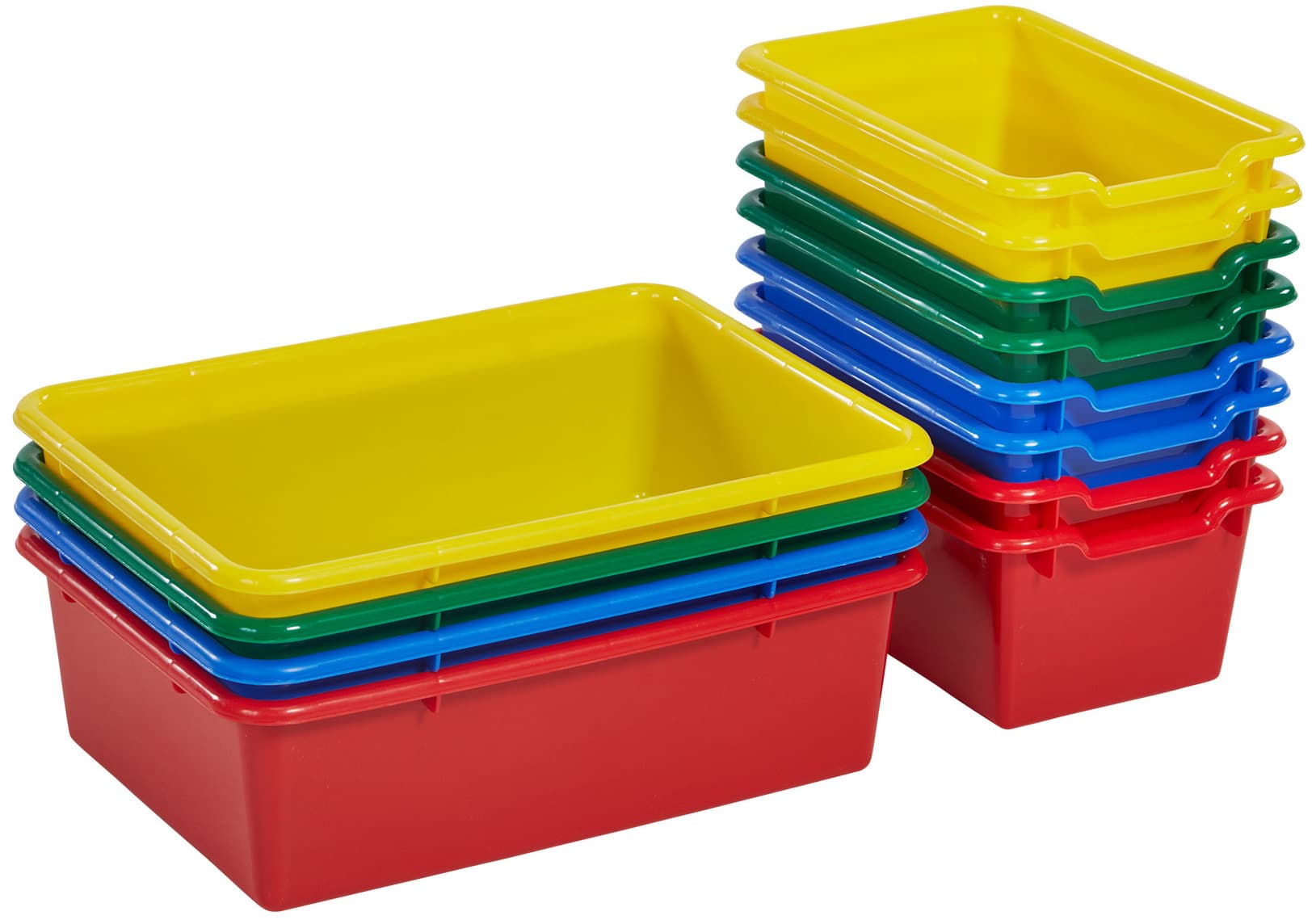 Children's Plastic Storage Organizer with 2 Bin Sizes