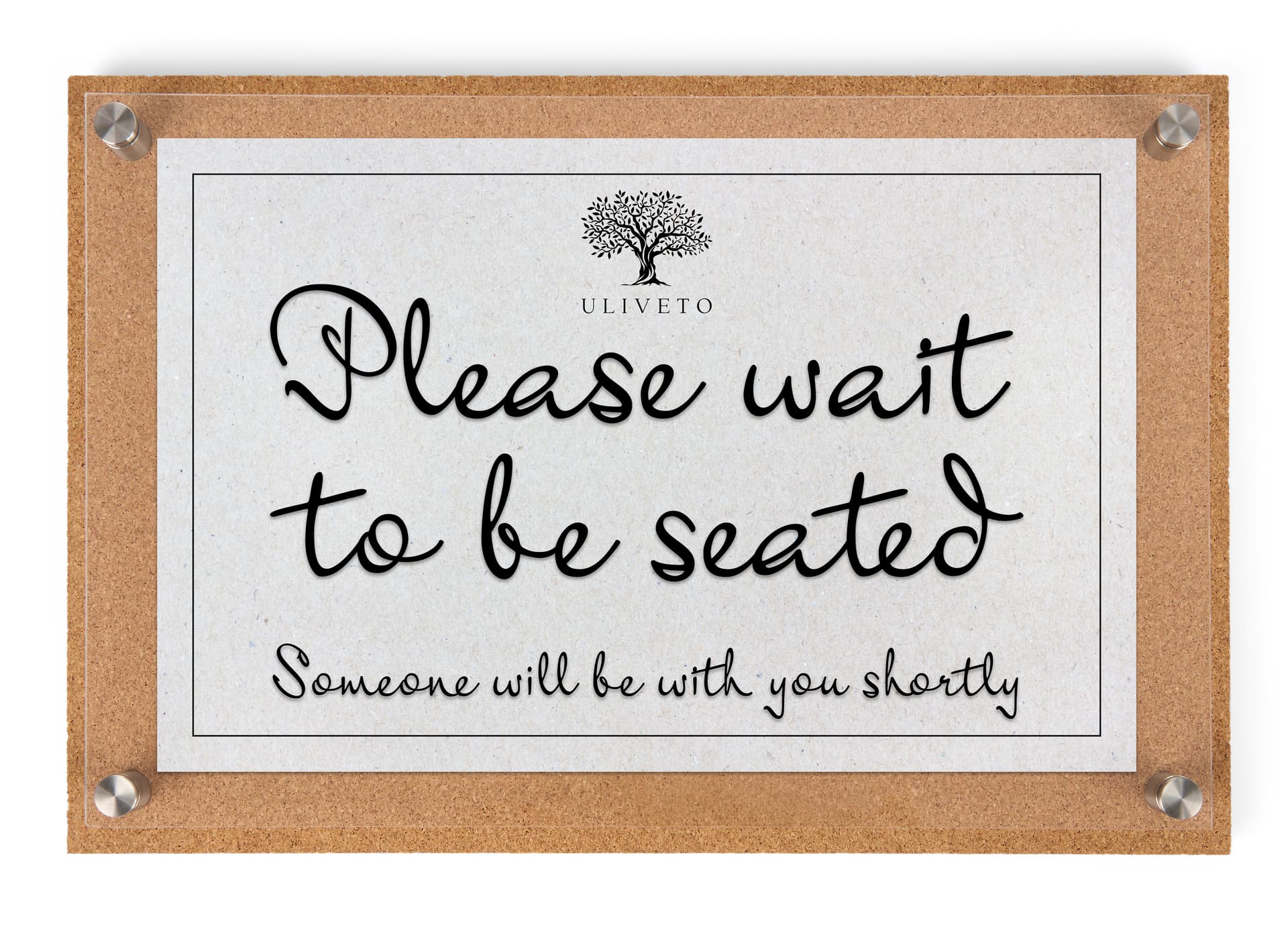 Custom acrylic signs with large 11x17 print area