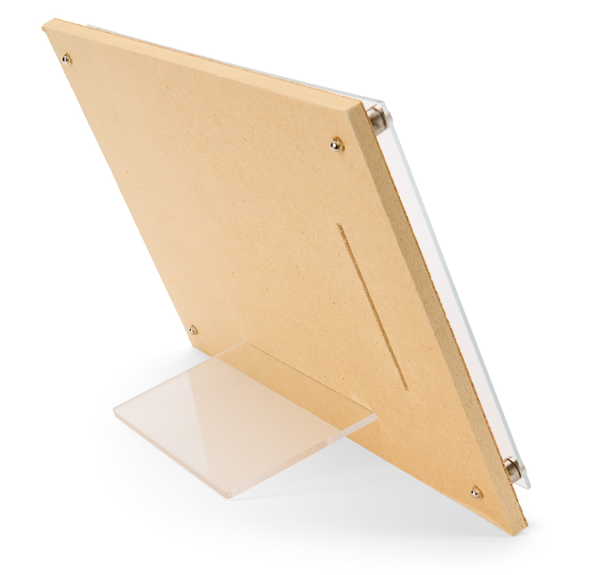 Custom acrylic signs with adjustable stand on back