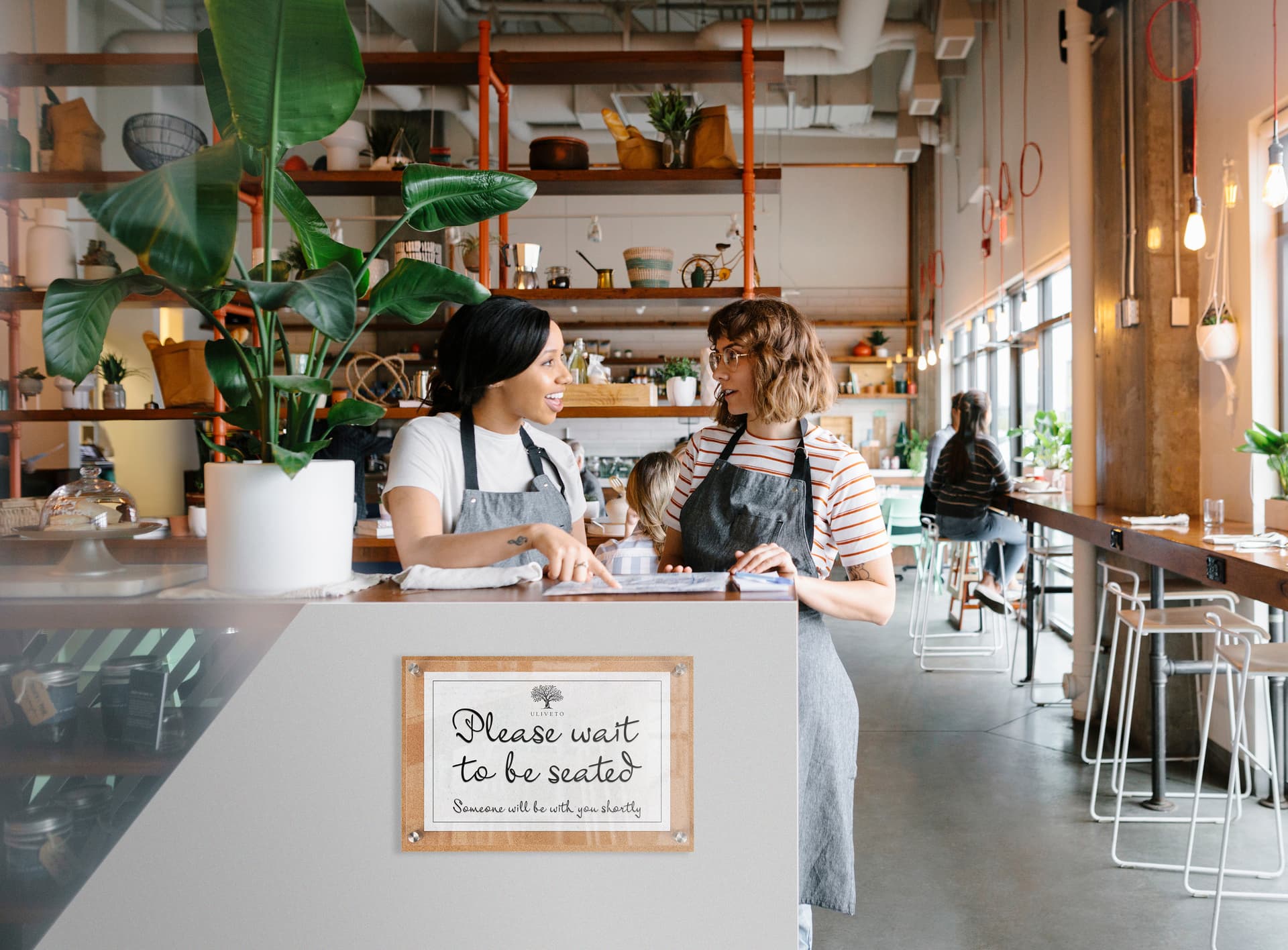 Custom acrylic sign in standard 11x17 media size