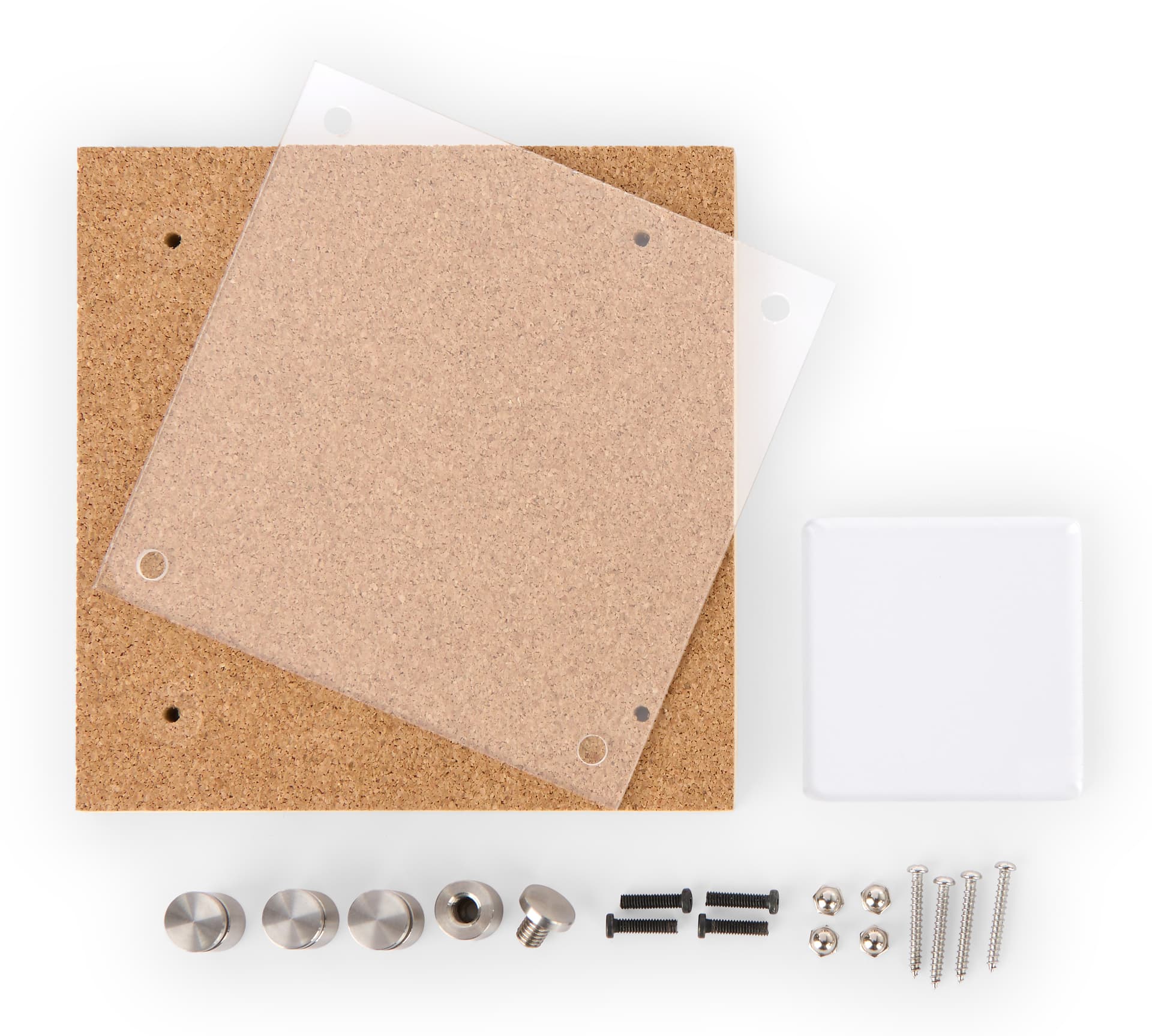 Custom acrylic signs with wall mounting hardware included