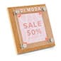 Recycled Acrylic & Cork Wall Mounted Sign Holder, Custom Printed, Standoffs - Clear