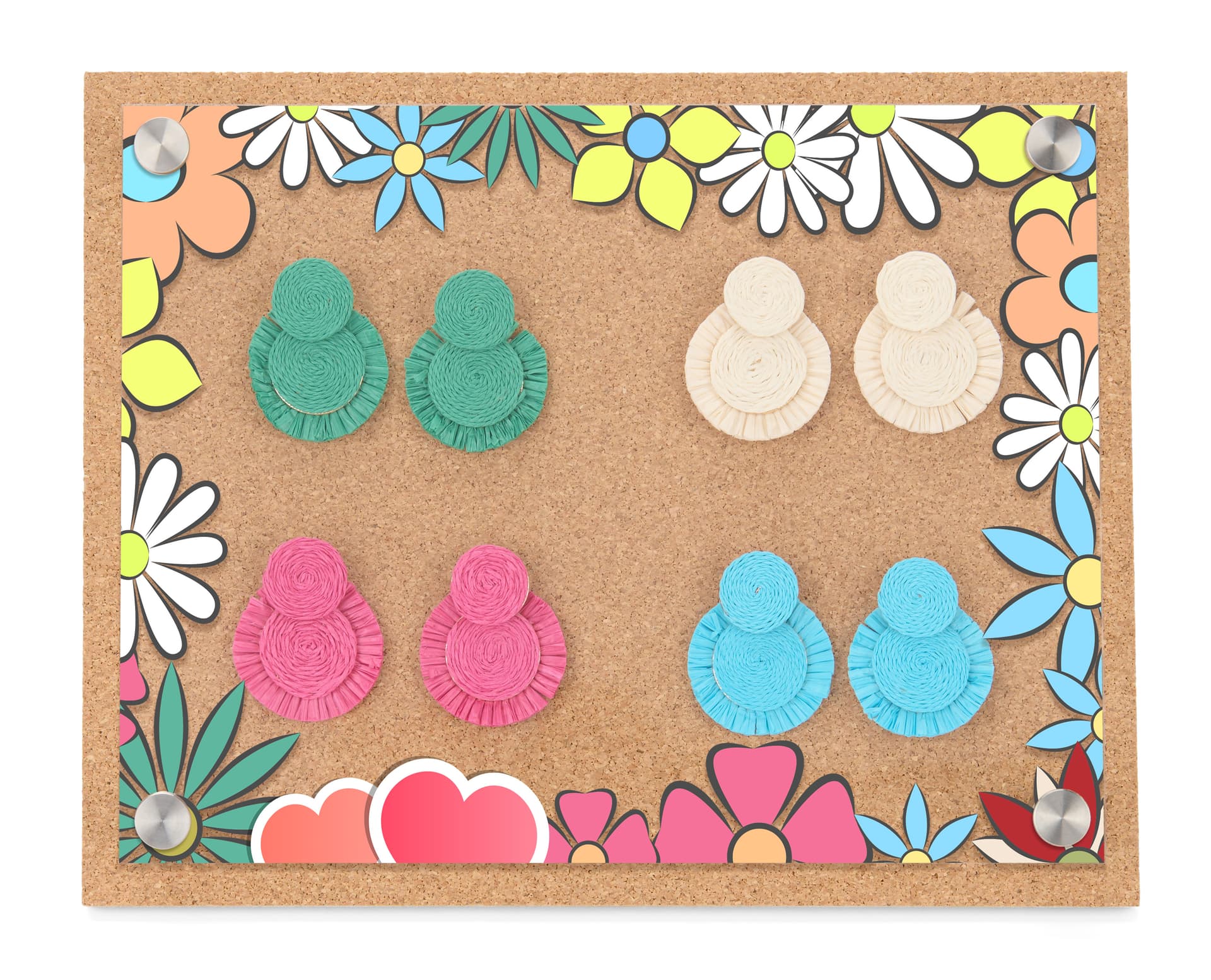 Custom acrylic signs with cork backer for pinning items
