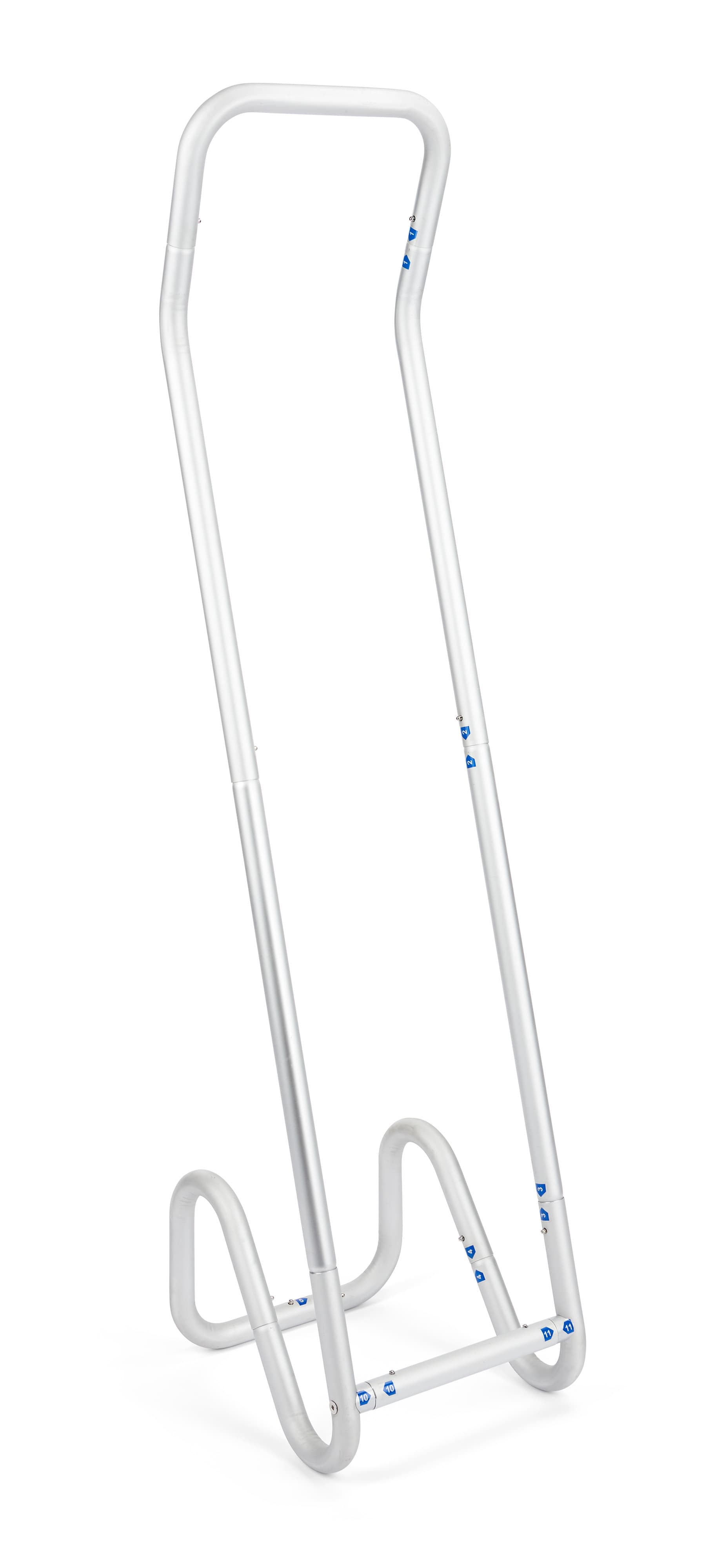 Tension fabric literature banner stand with a aluminum base