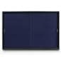 72 x 48 Enclosed Bulletin Board w/ Sliding Doors, Locking