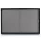 72 x 48 Enclosed Bulletin Board w/ Sliding Doors, Locking