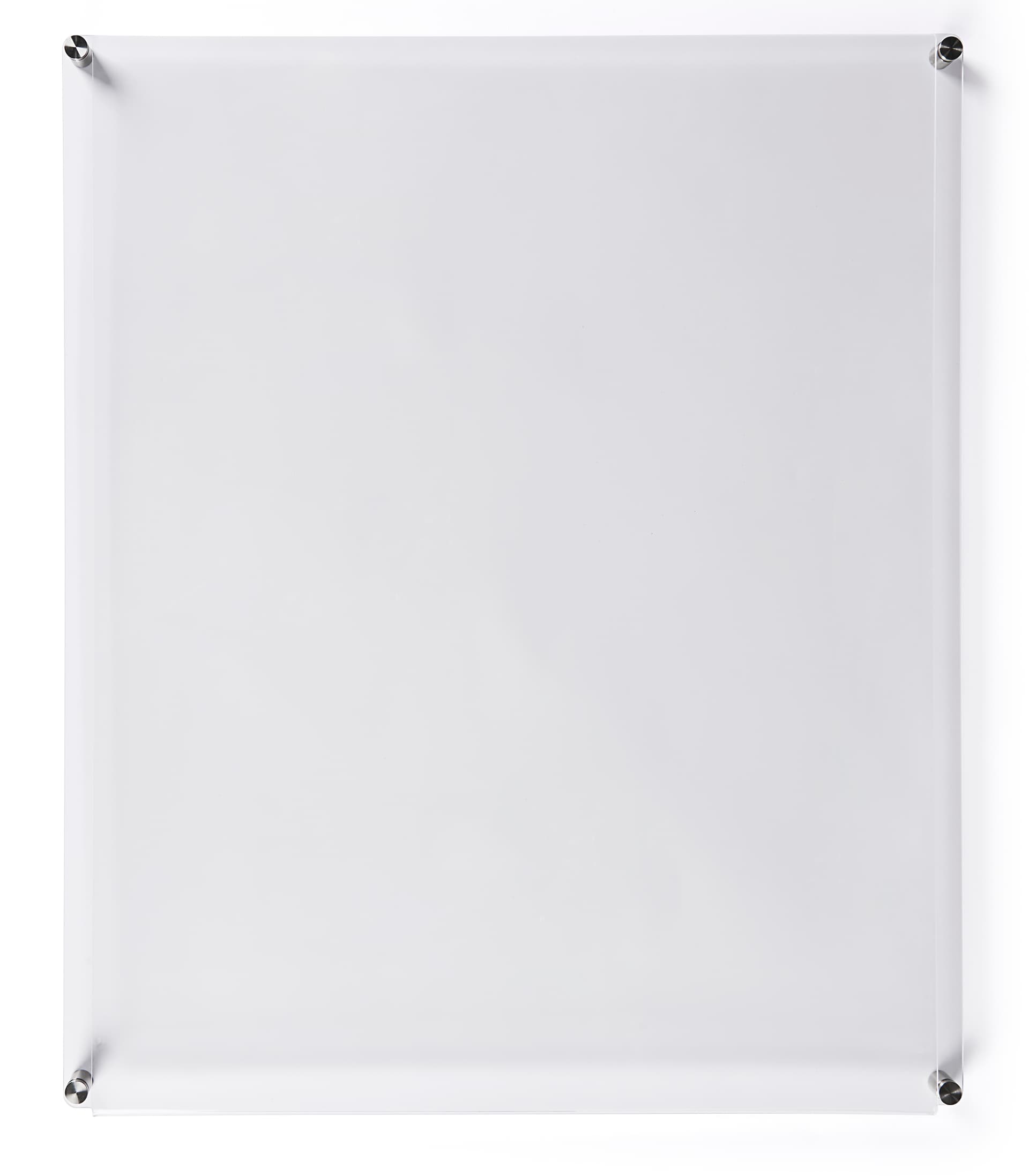 Acrylic wall mount sign holder weighs 5 pounds 