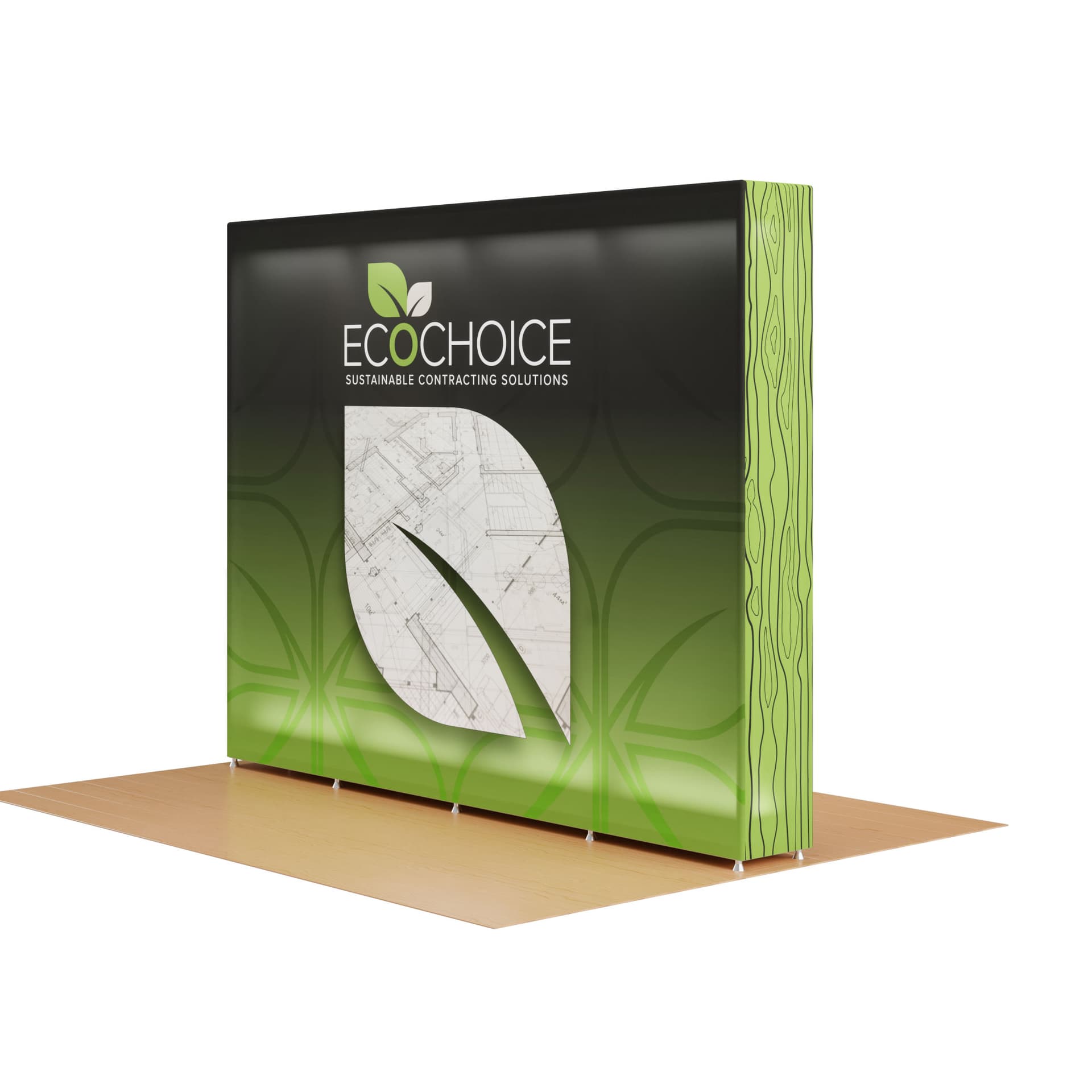 SEG Backlit LED Pop-Up Display is double-sided