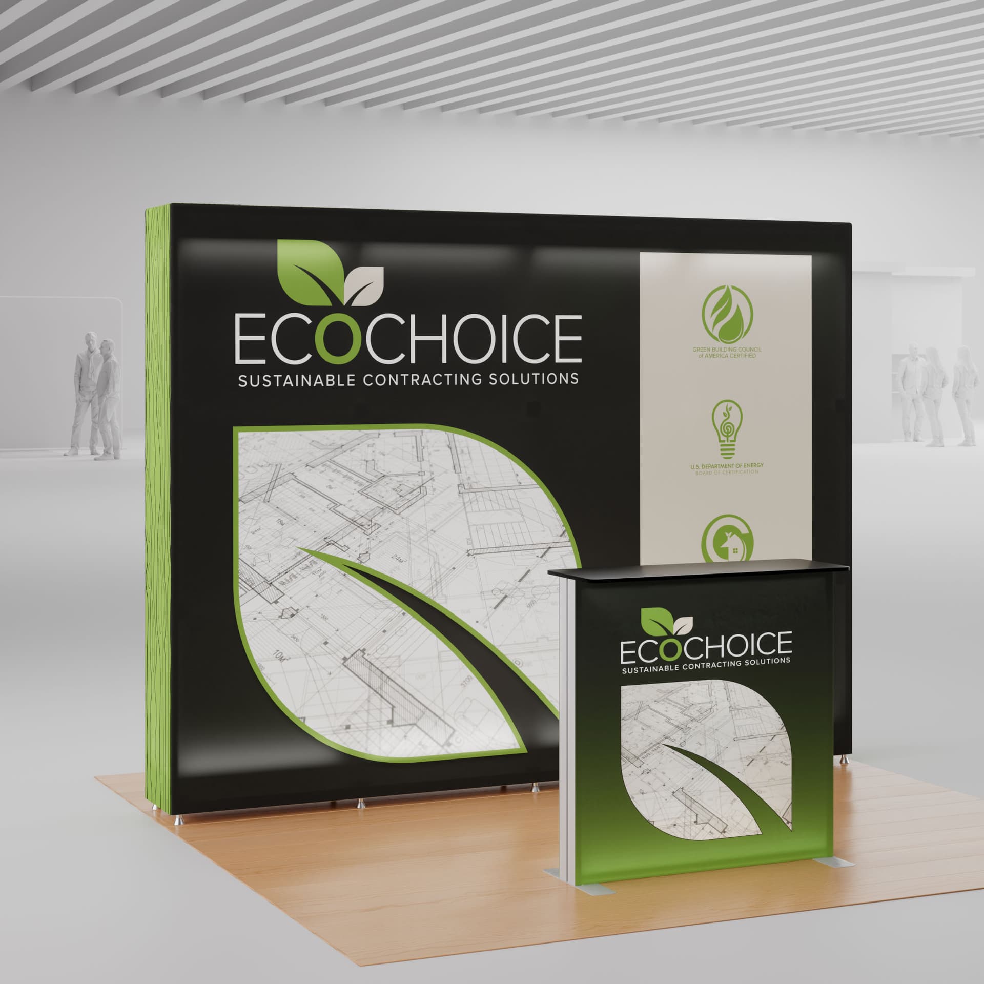 SEG Backlit LED Pop-Up Display is perfect for trade shows and events