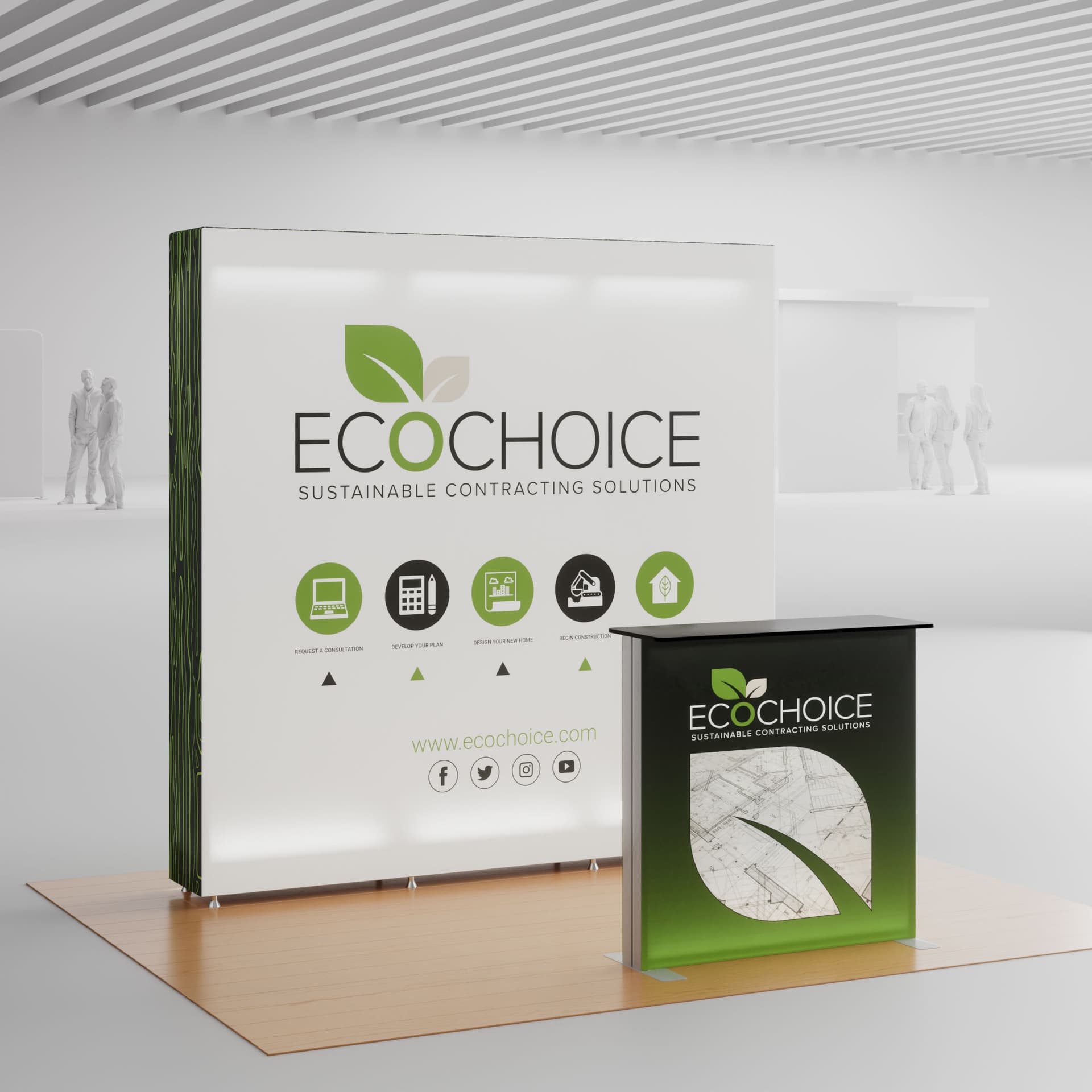 SEG Backlit LED Pop-Up Display is perfect for trade shows and events