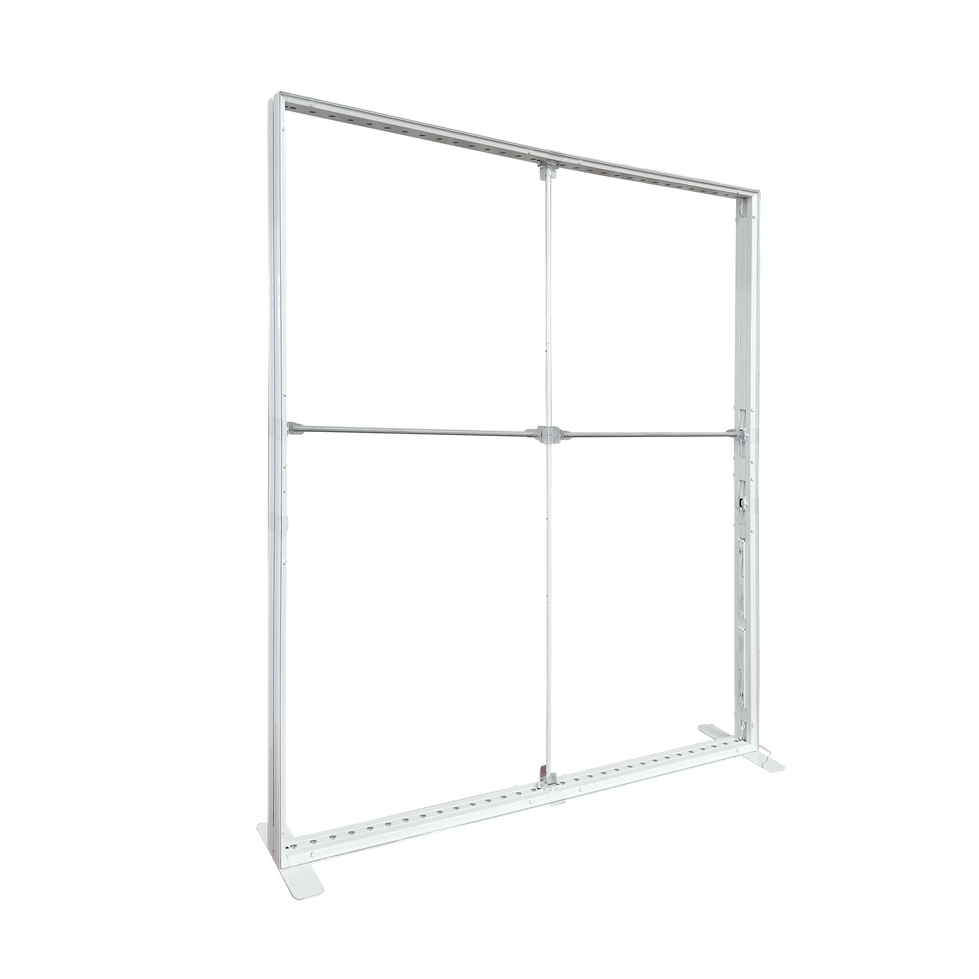 8' illuminated trade show lightbox display frame