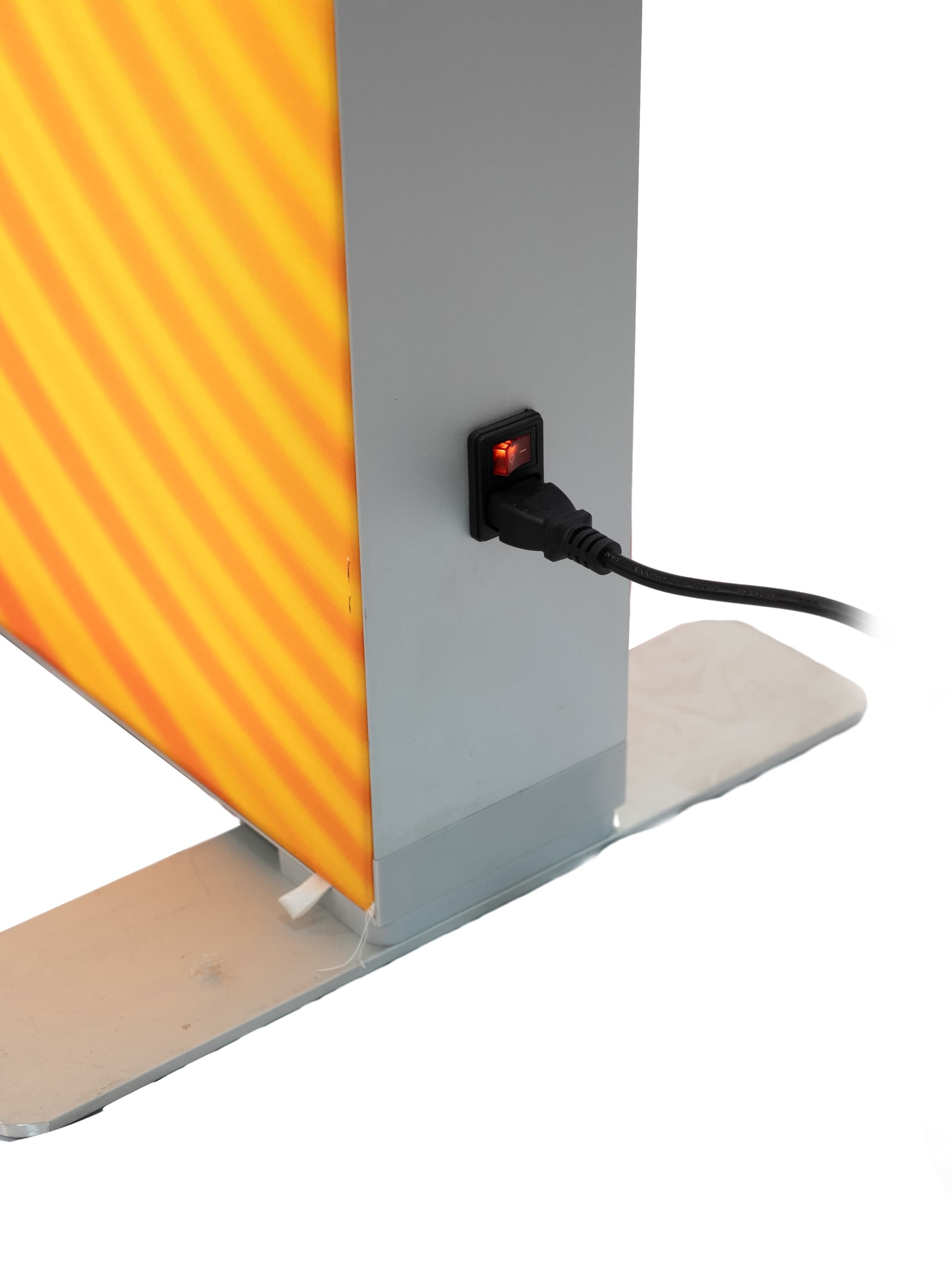 20' SEG light box display with counter plug