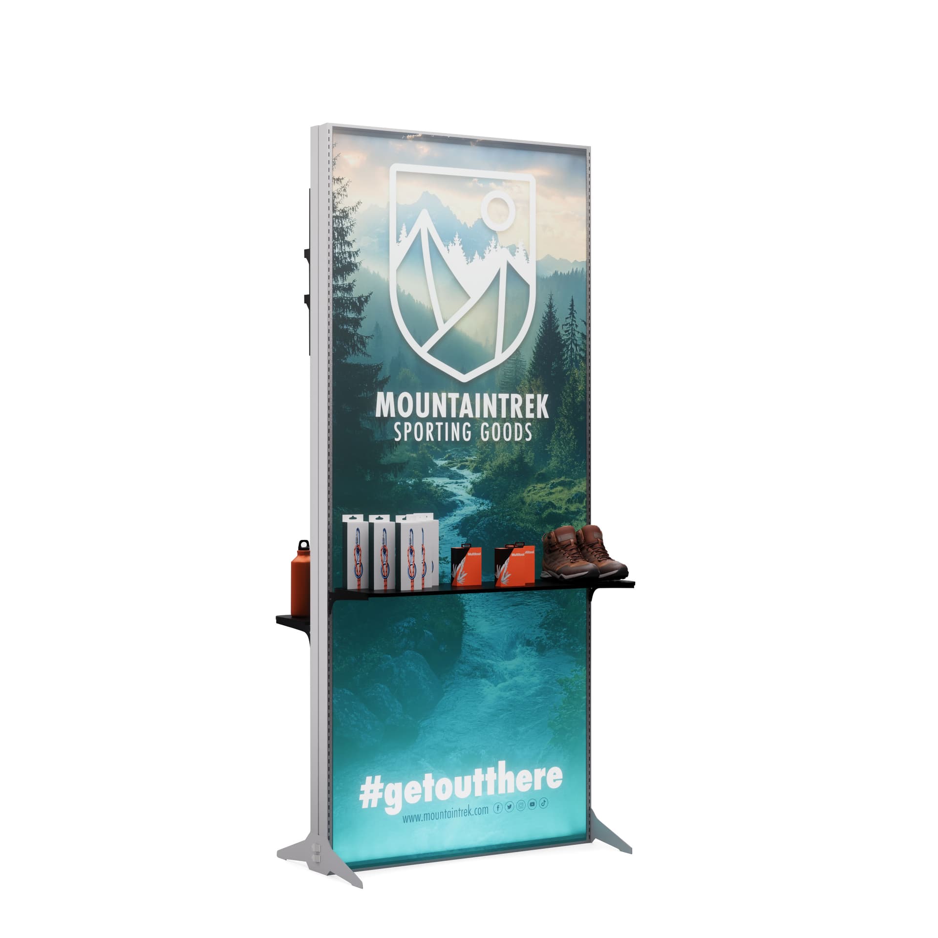 Replacement Graphic for EXEM18FV Lightbox is printed using dye sublimation printed