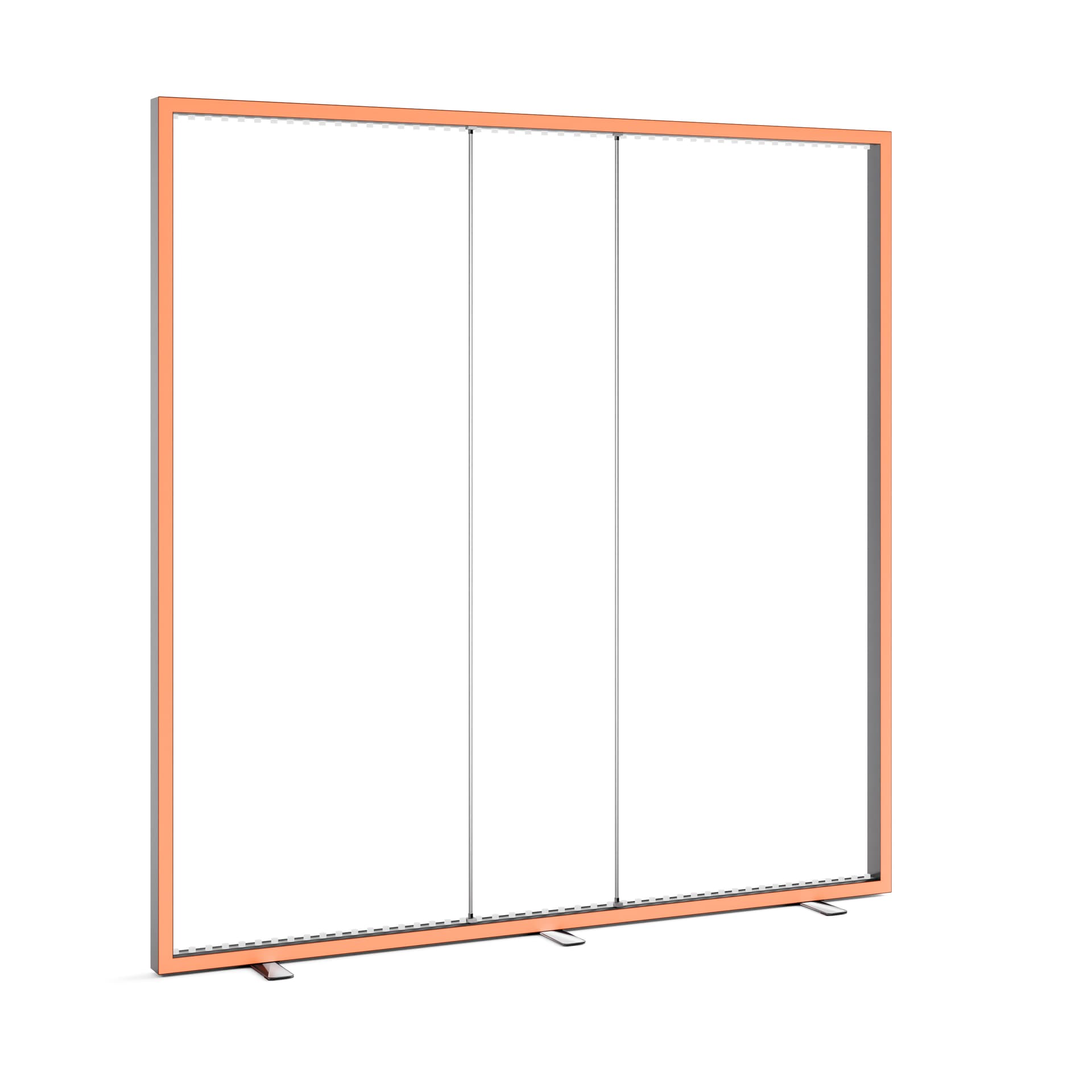 SEG Light Box Display with RGB Color Changing Frame includes internal and external illumination