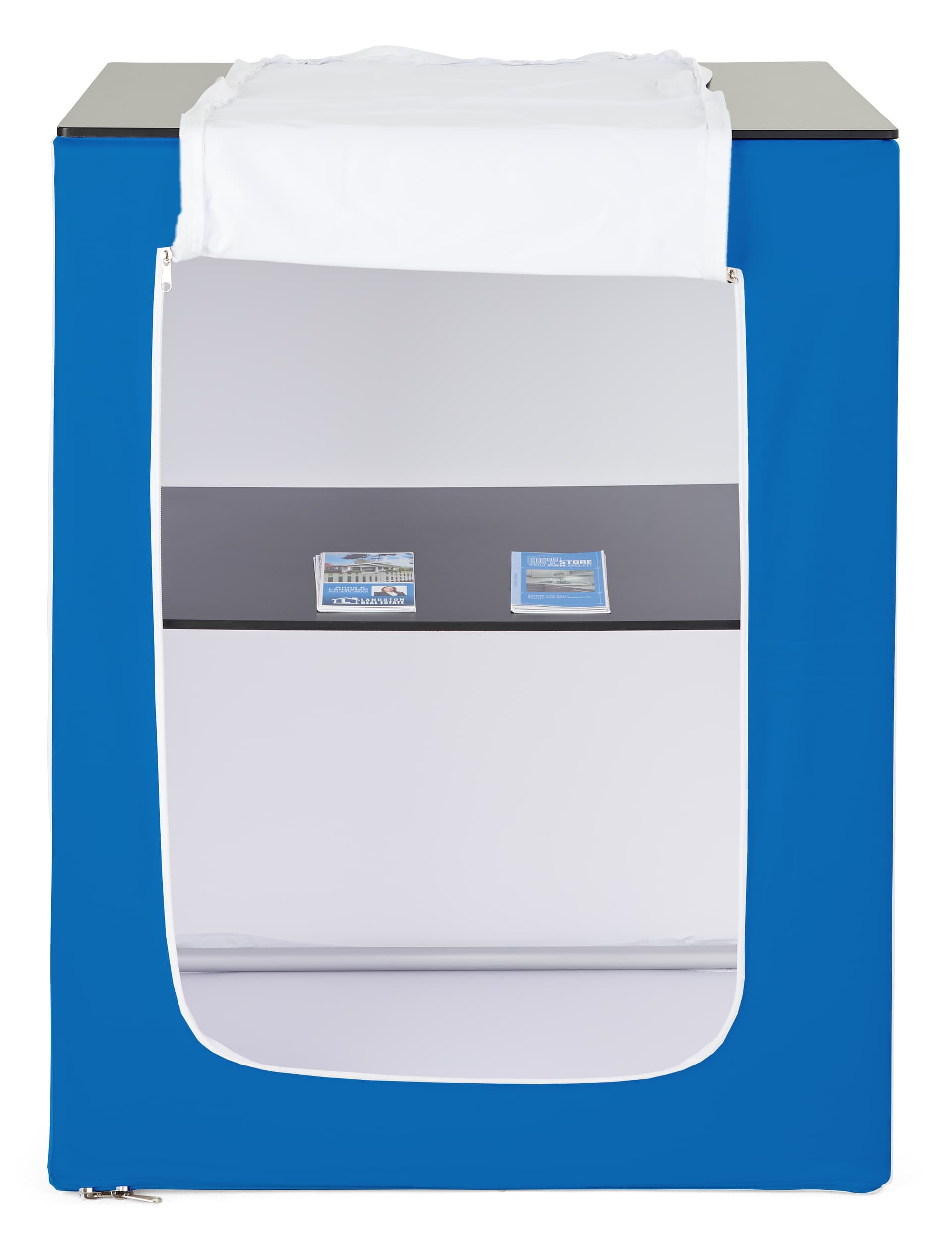 Single replacement graphics for EZMAG counter have a cutout for storage space 