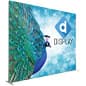 10' Vector Frame Trade Show Backwall w/ Custom Full Color SEG Graphics, Portable